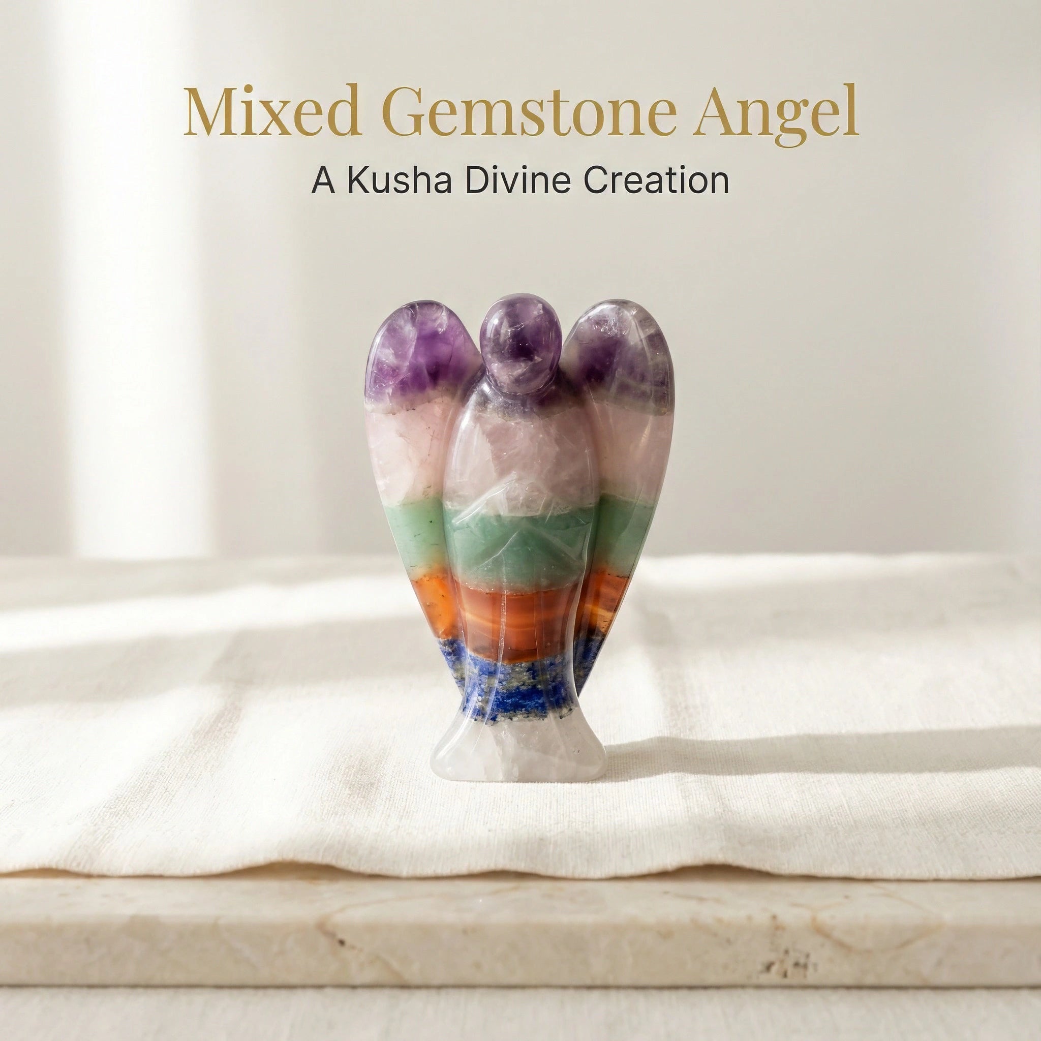 Mixed Gemstone Angel