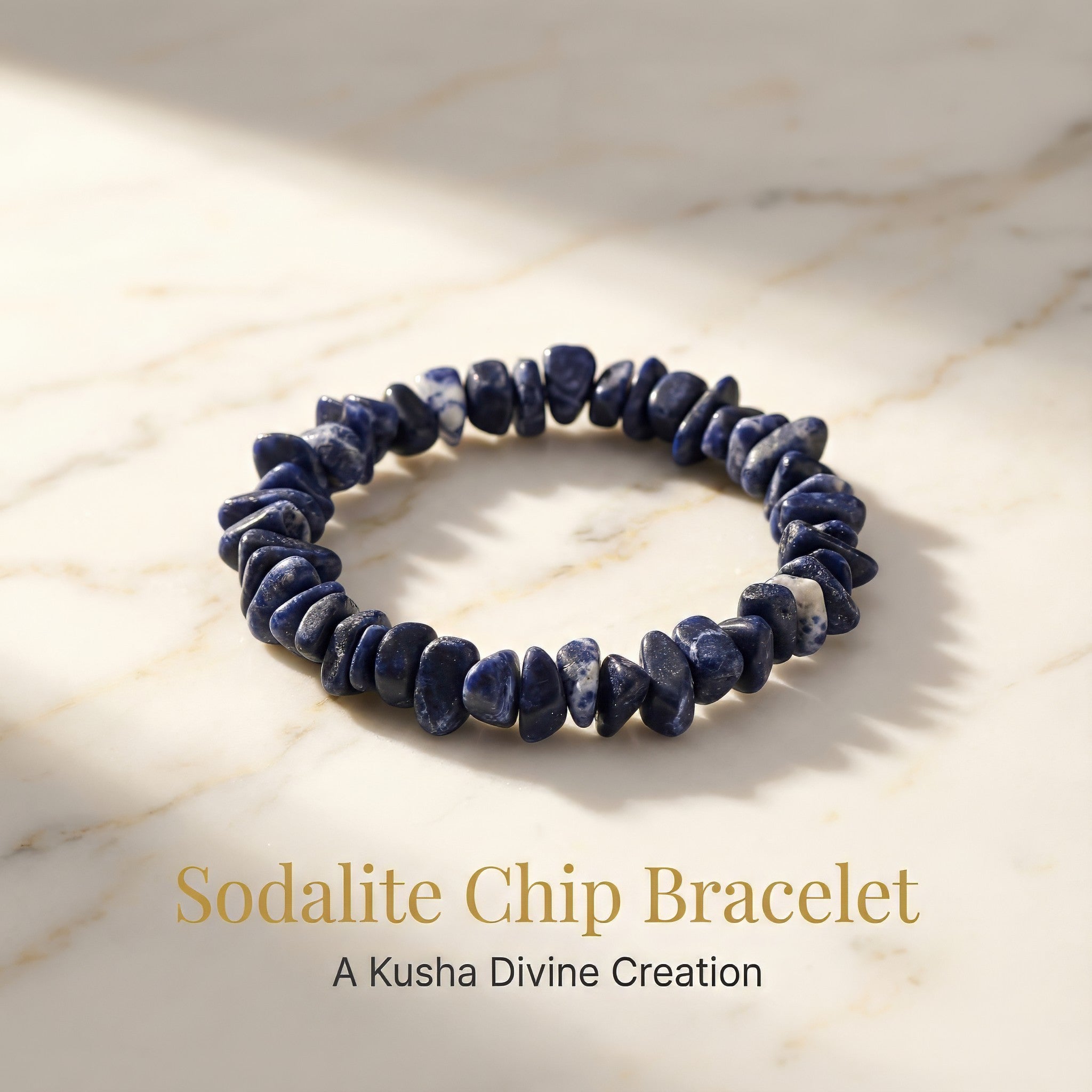 Sodalite Chip Bracelet
