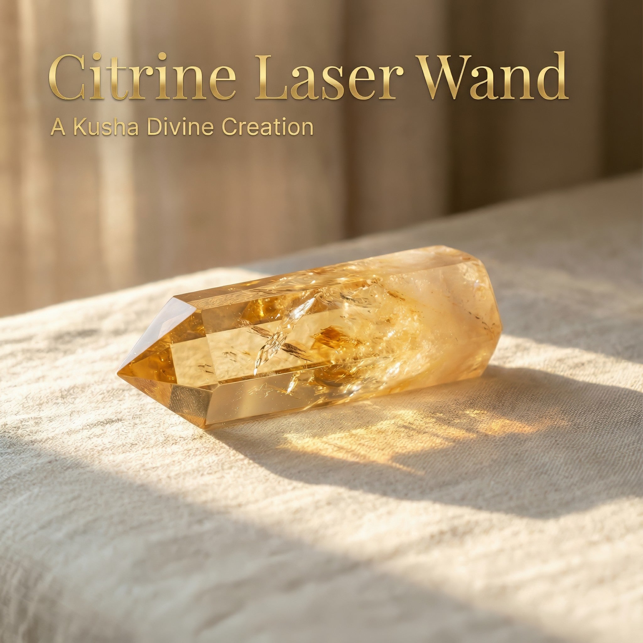 Citrine Laser Wand