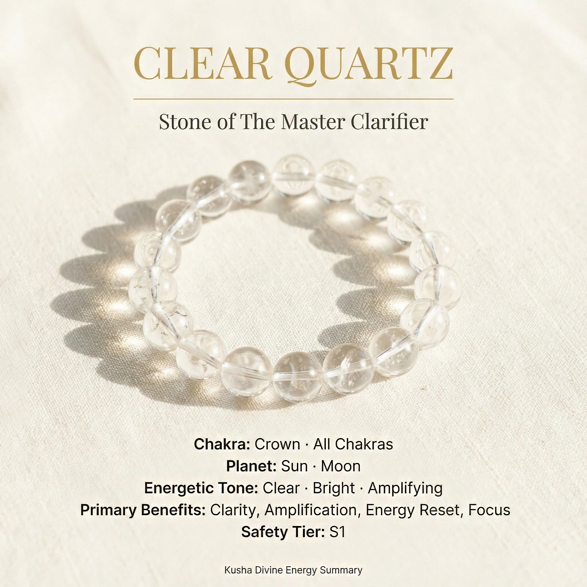 Clear Quartz Bracelet