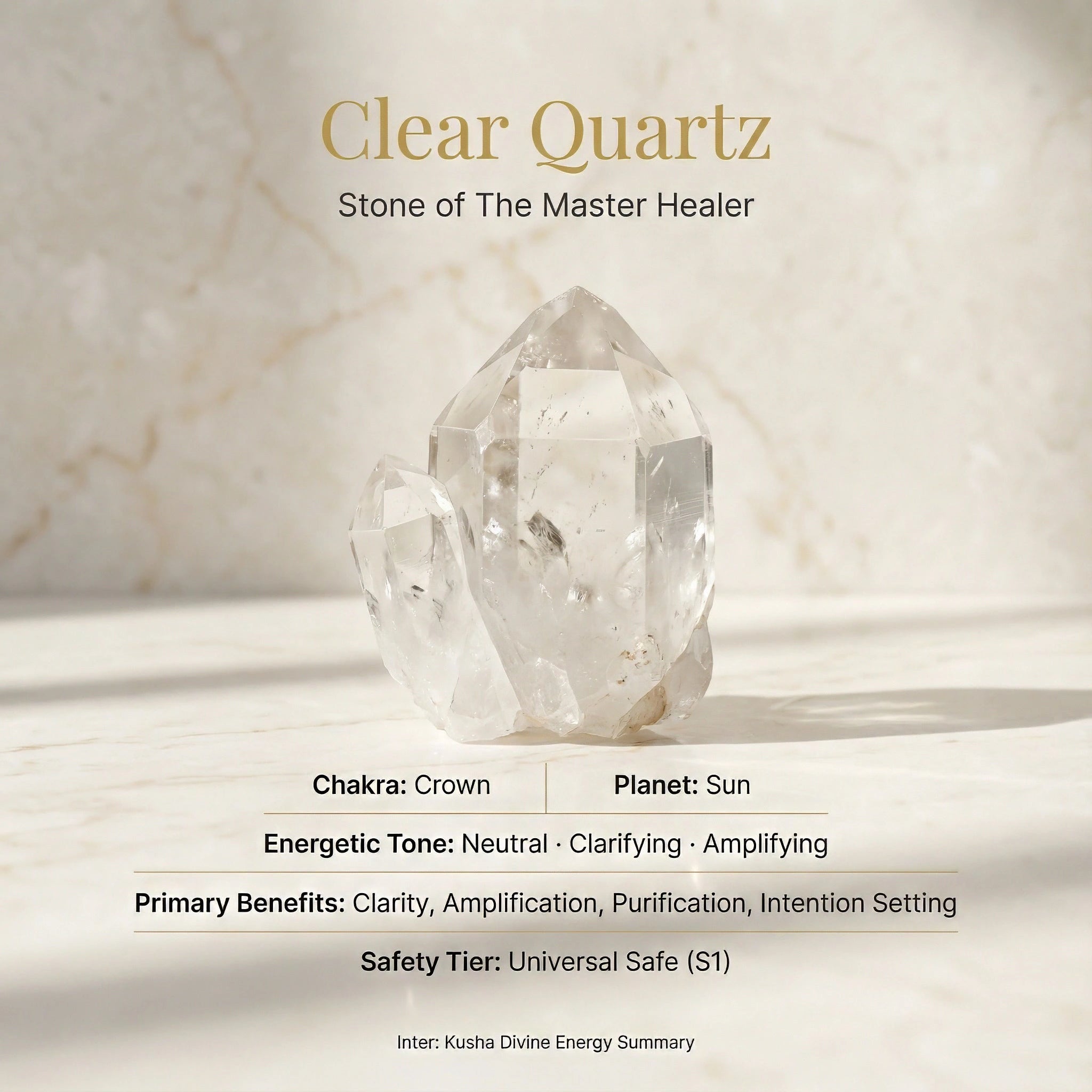 Clear Quartz Raw Stone
