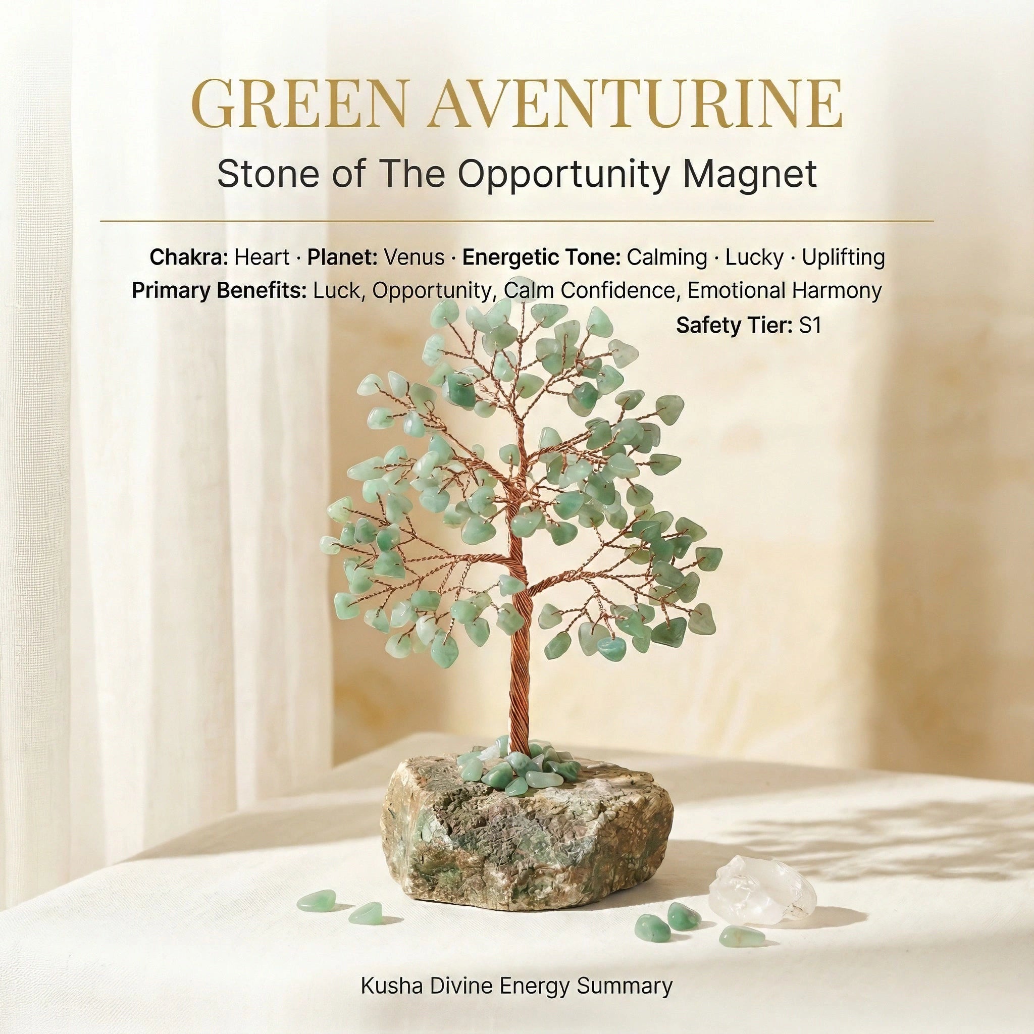 Green Aventurine Tree