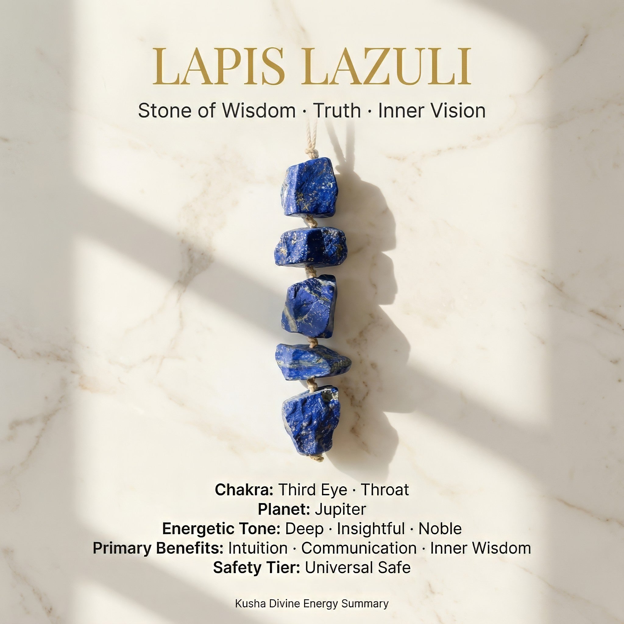 Lapis Lazuli Hanging