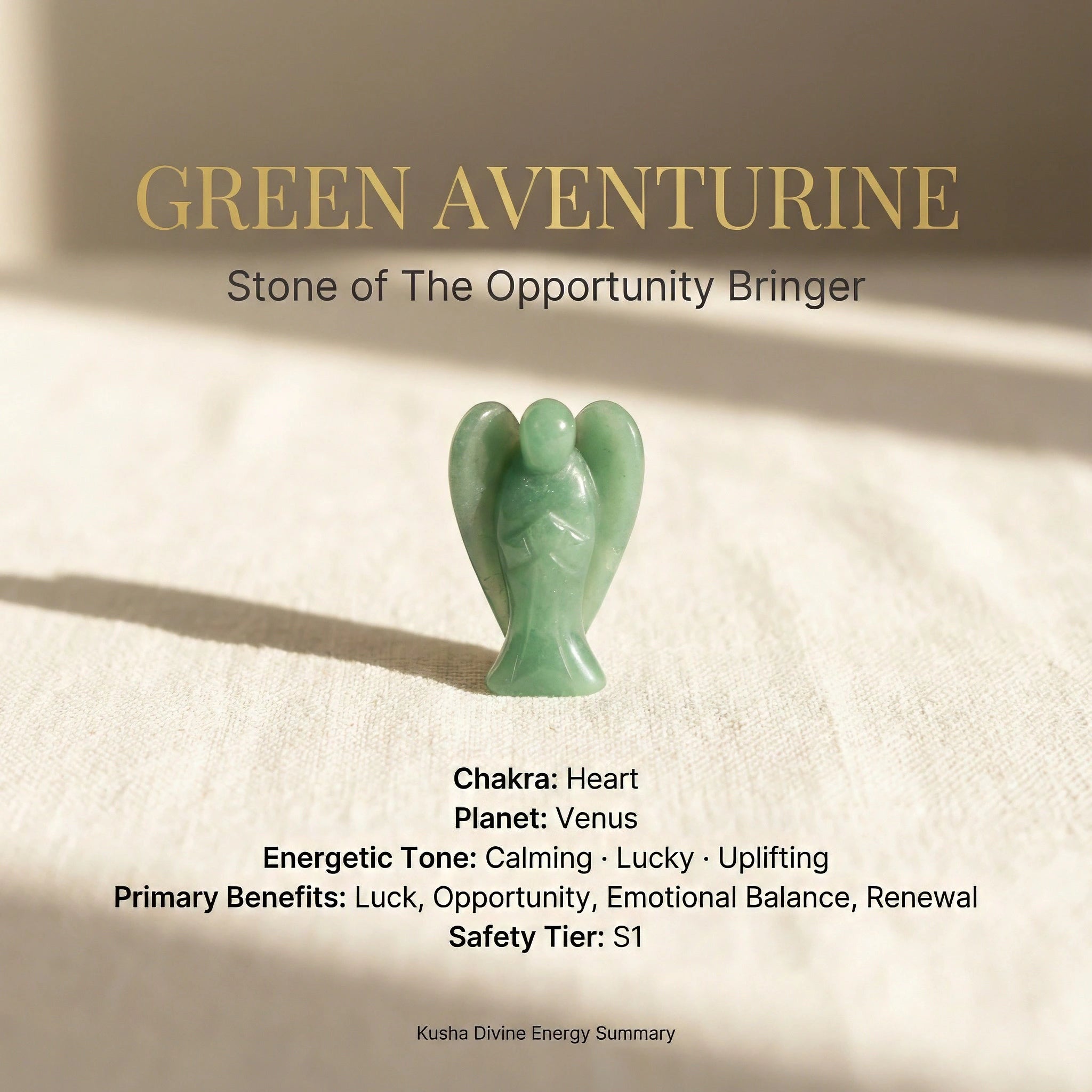 Ange Aventurine Verte