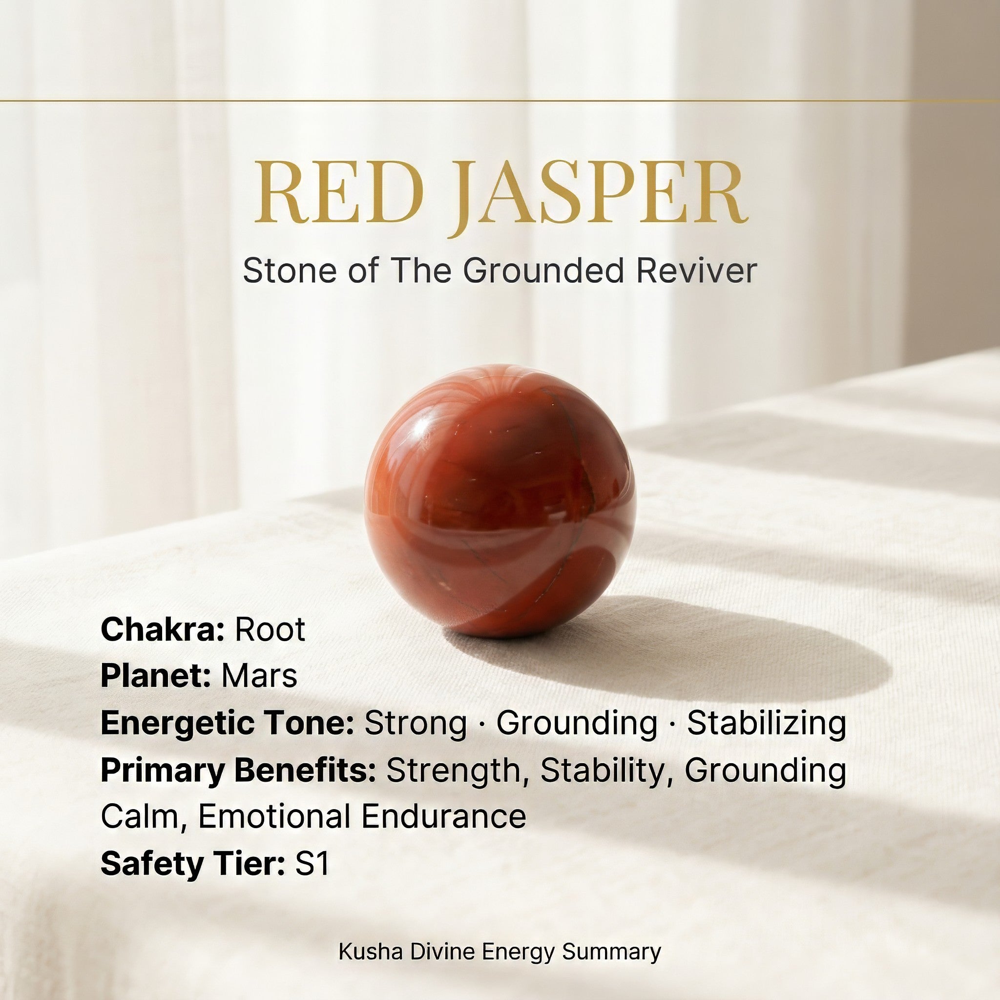Red Jasper Crystal Ball