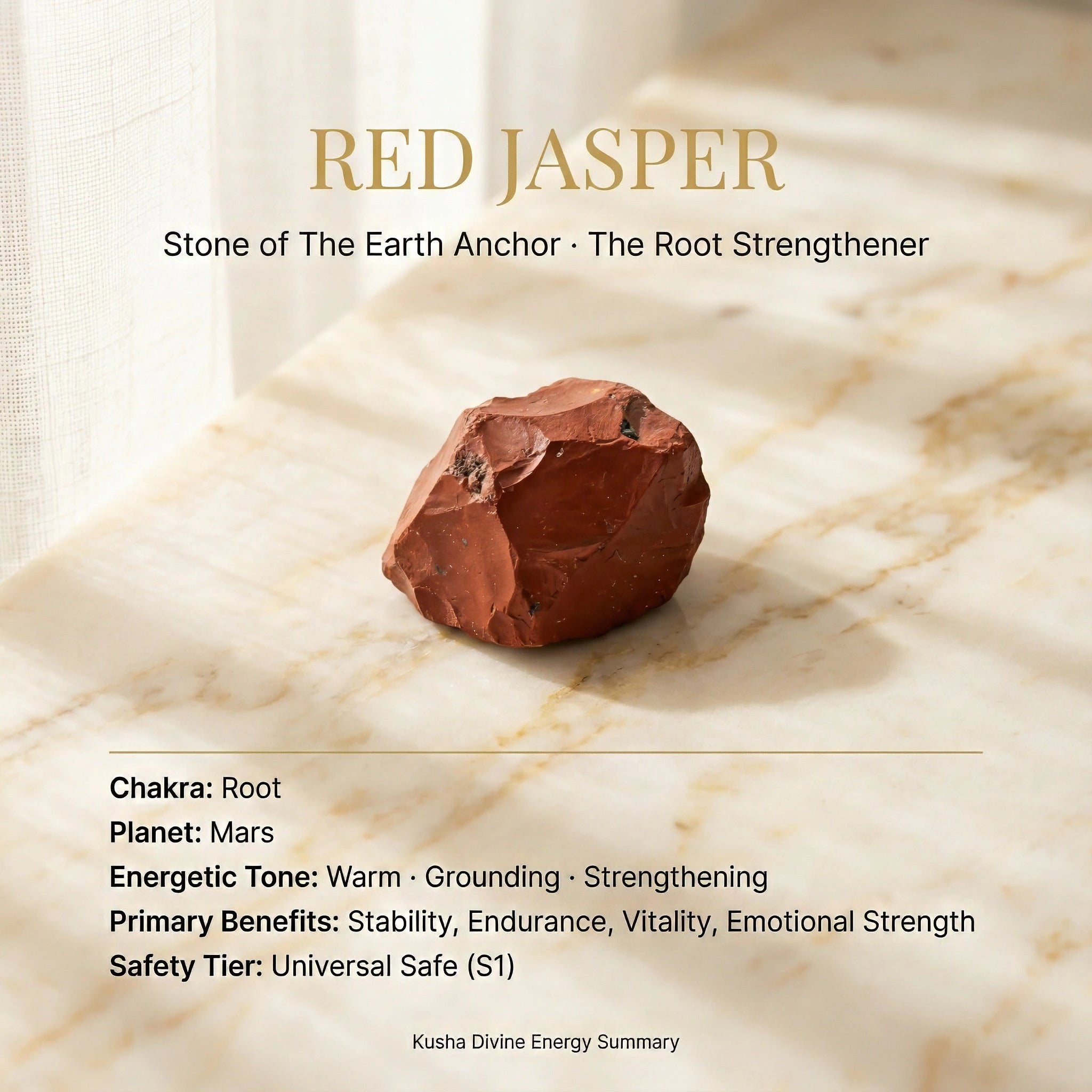 Red Jasper Raw Stone