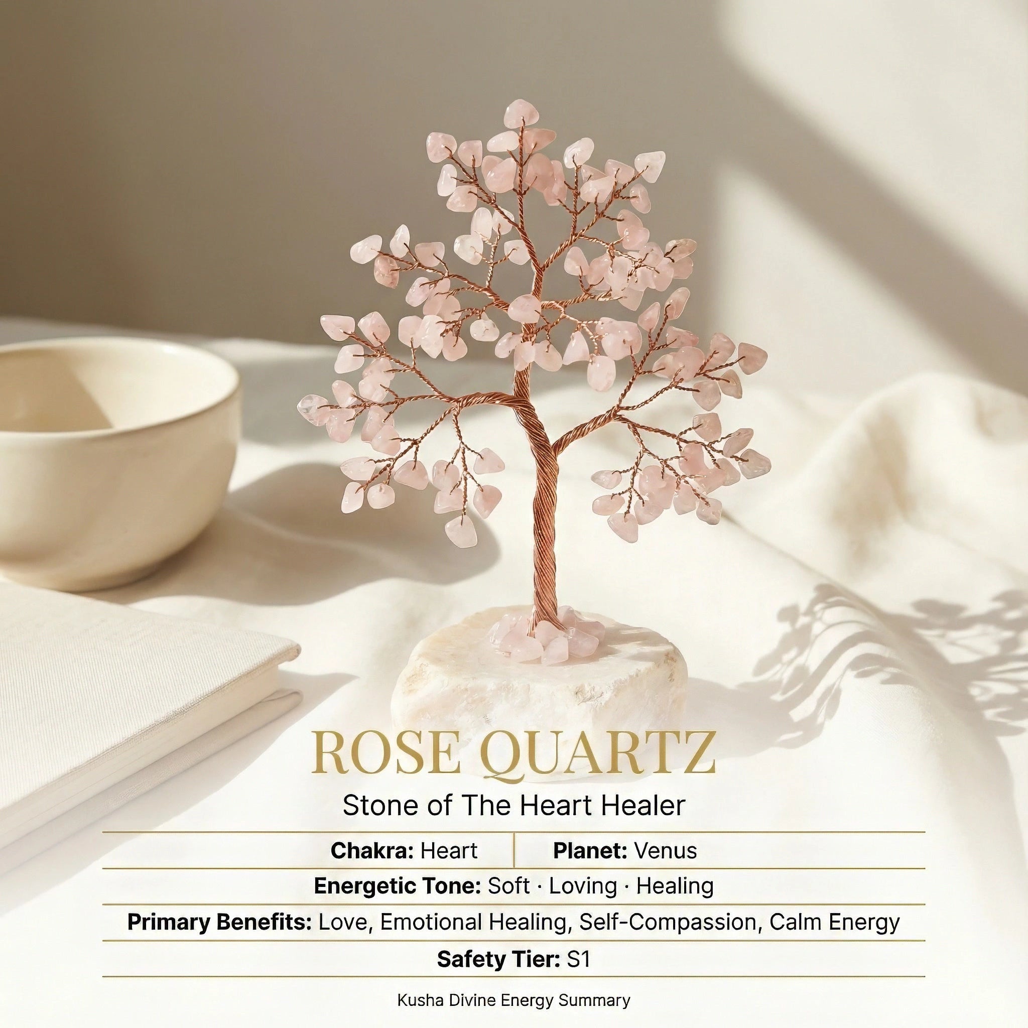 Rose Quartz Tree