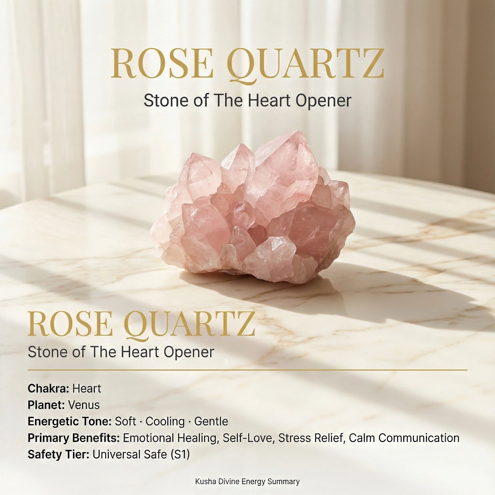 Rose Quartz Raw Chunk