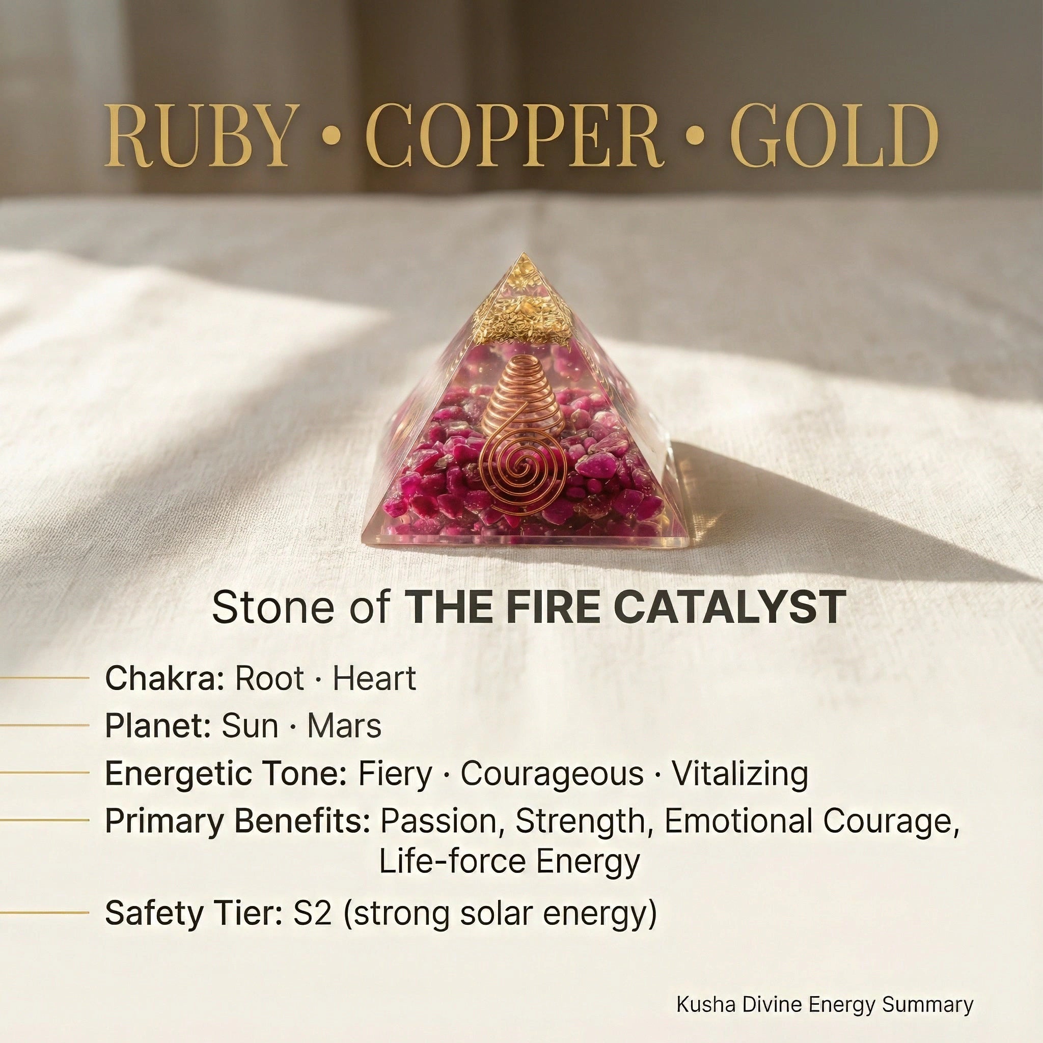 Ruby Chip Pyramid