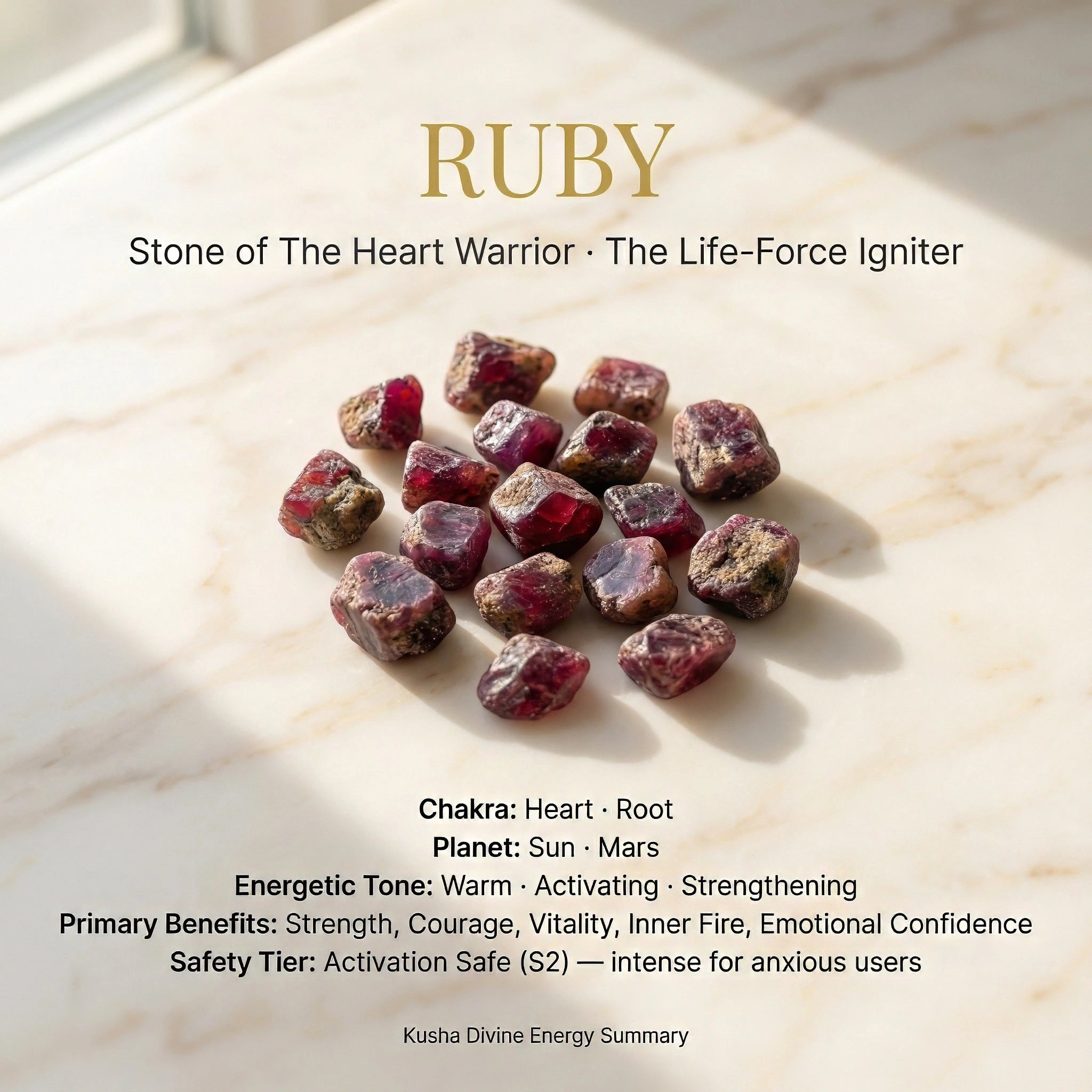 Ruby Raw Chips