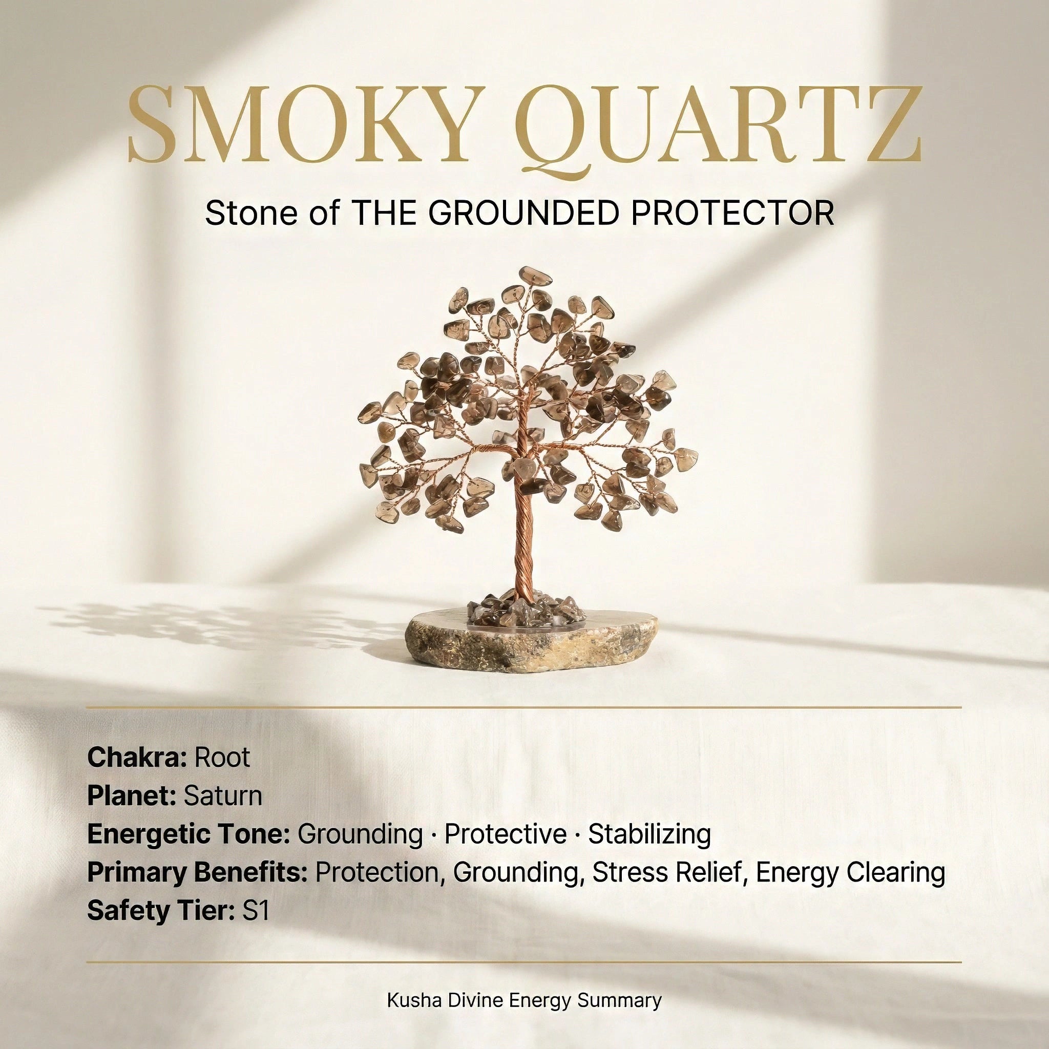 Smoky Quartz Tree