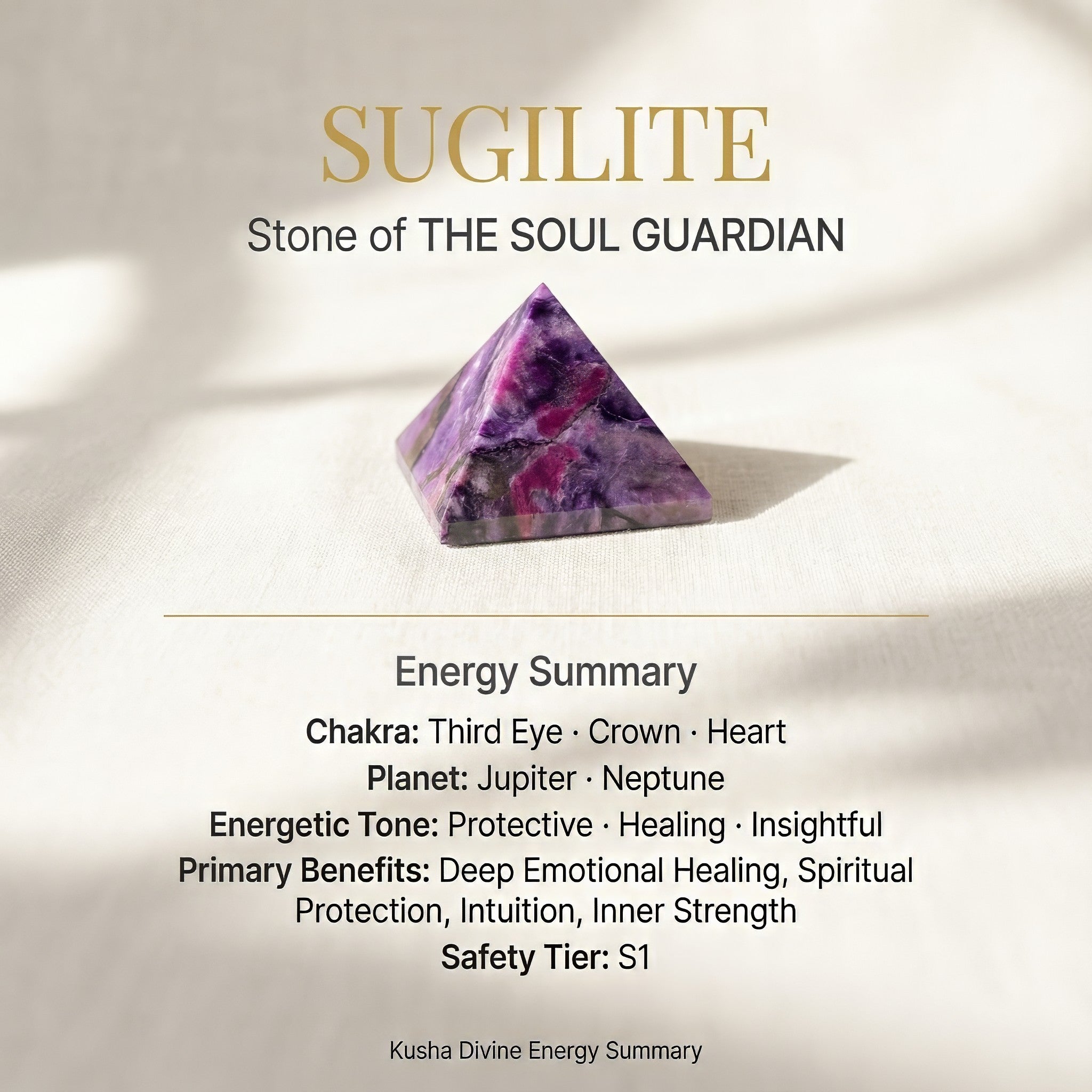 Sugilite Pyramid