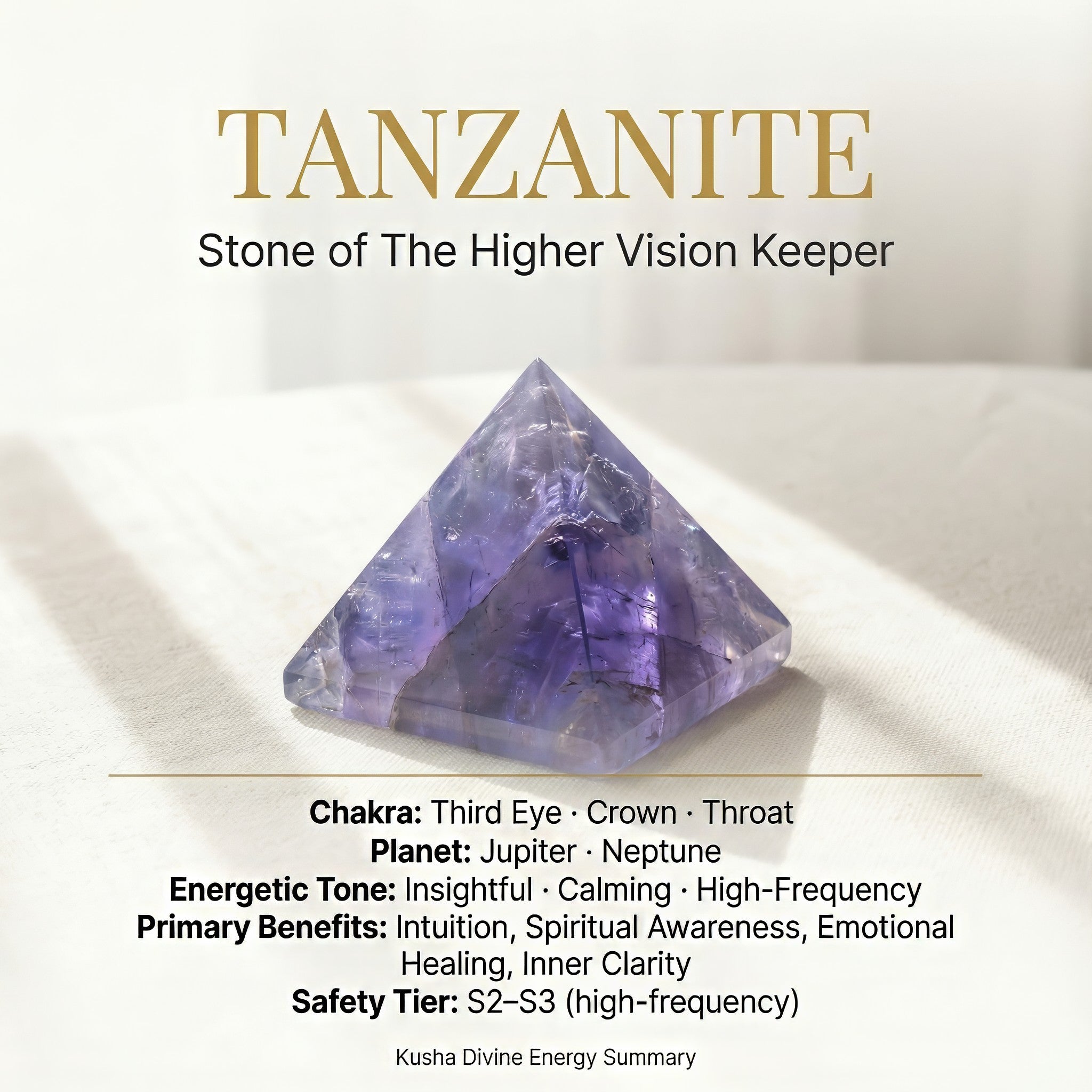 Tanzanite Pyramid