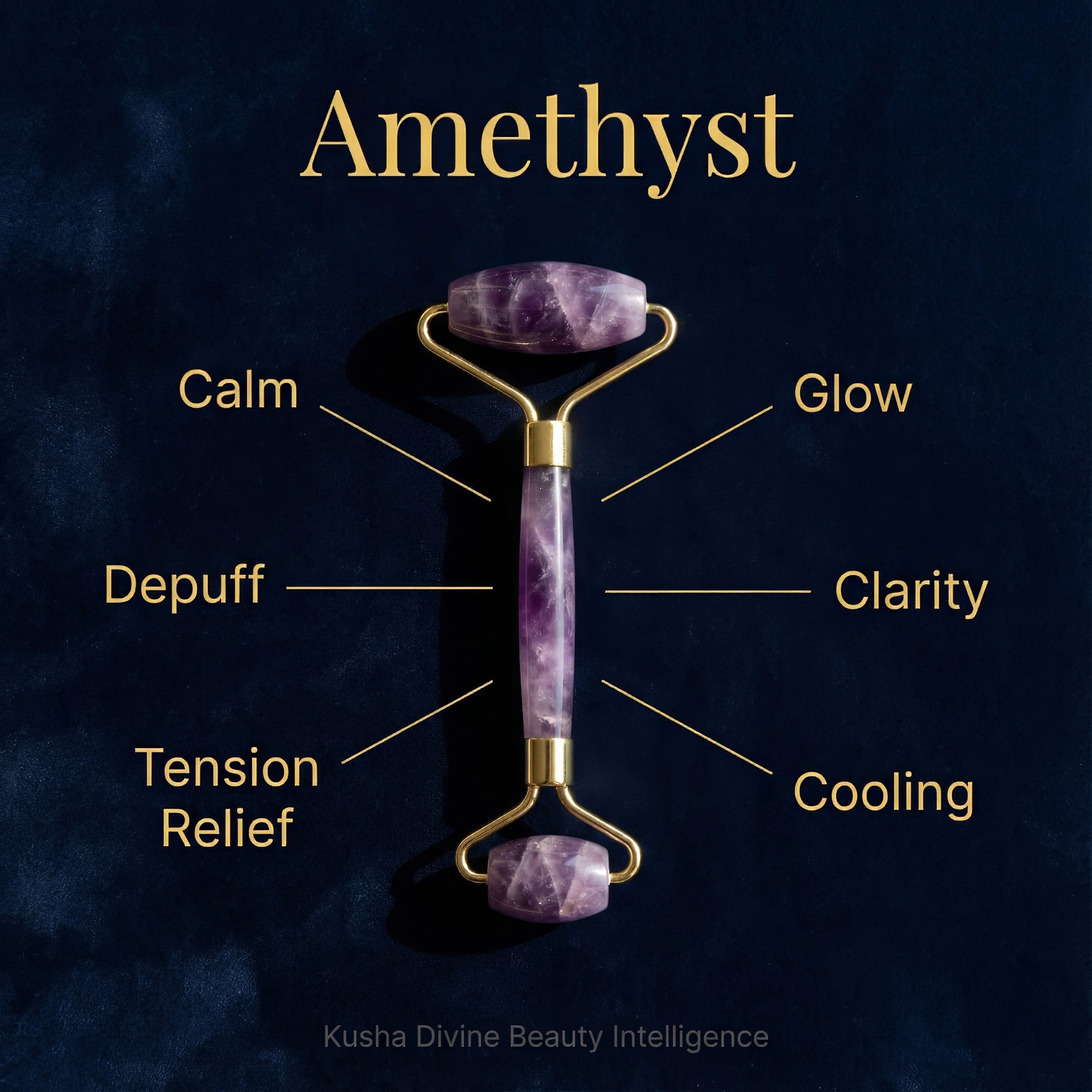 Amethyst-Gesichtsroller