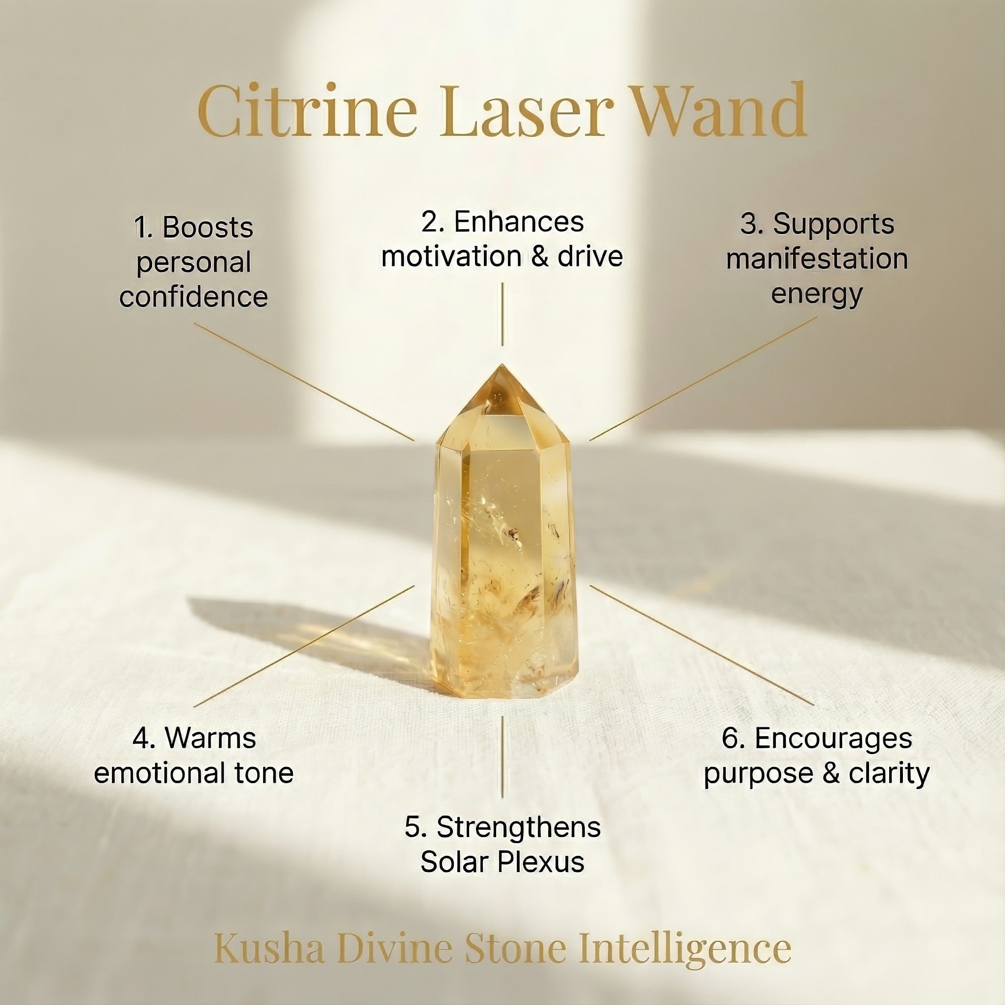 Citrine Laser Wand