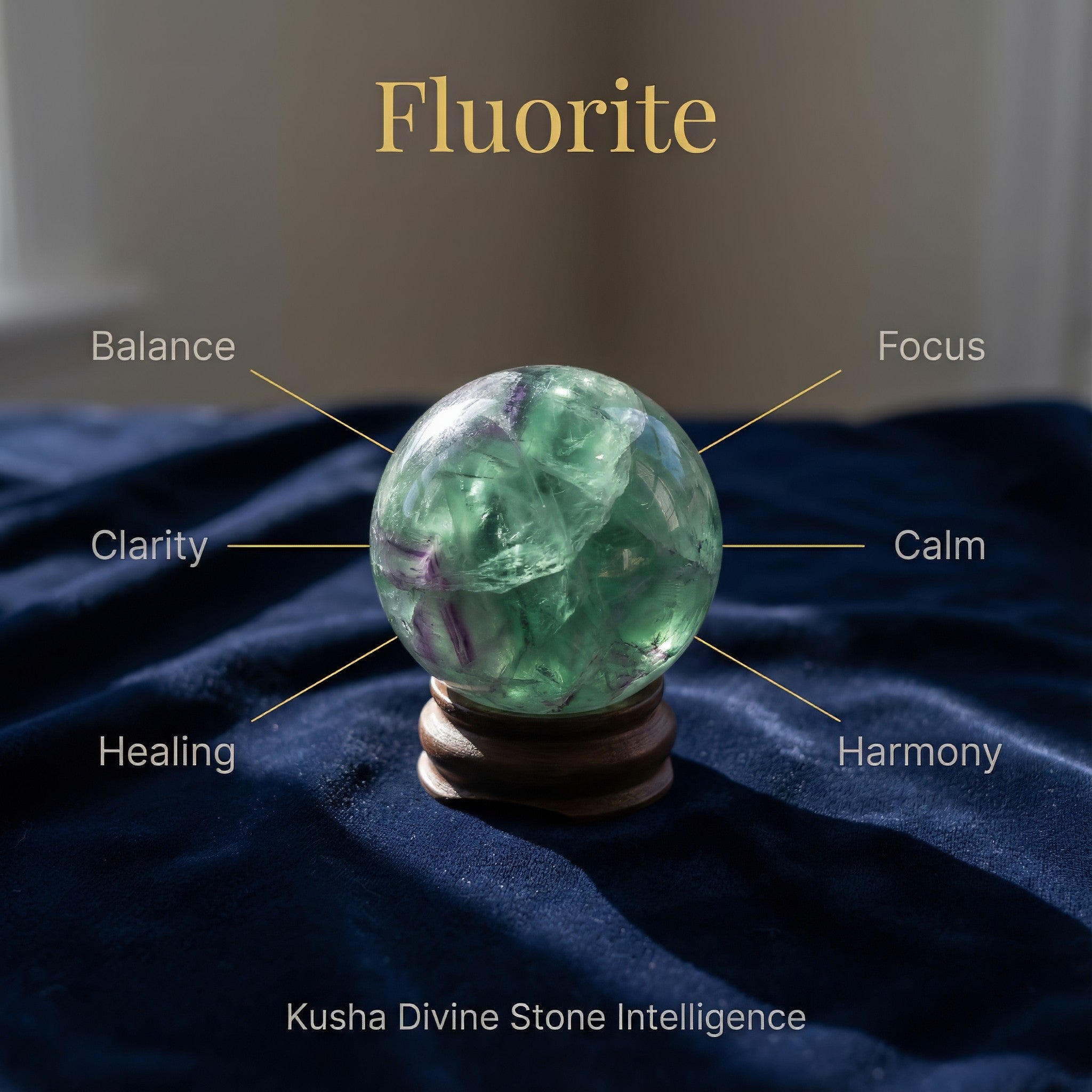 Fluorite Crystal Ball