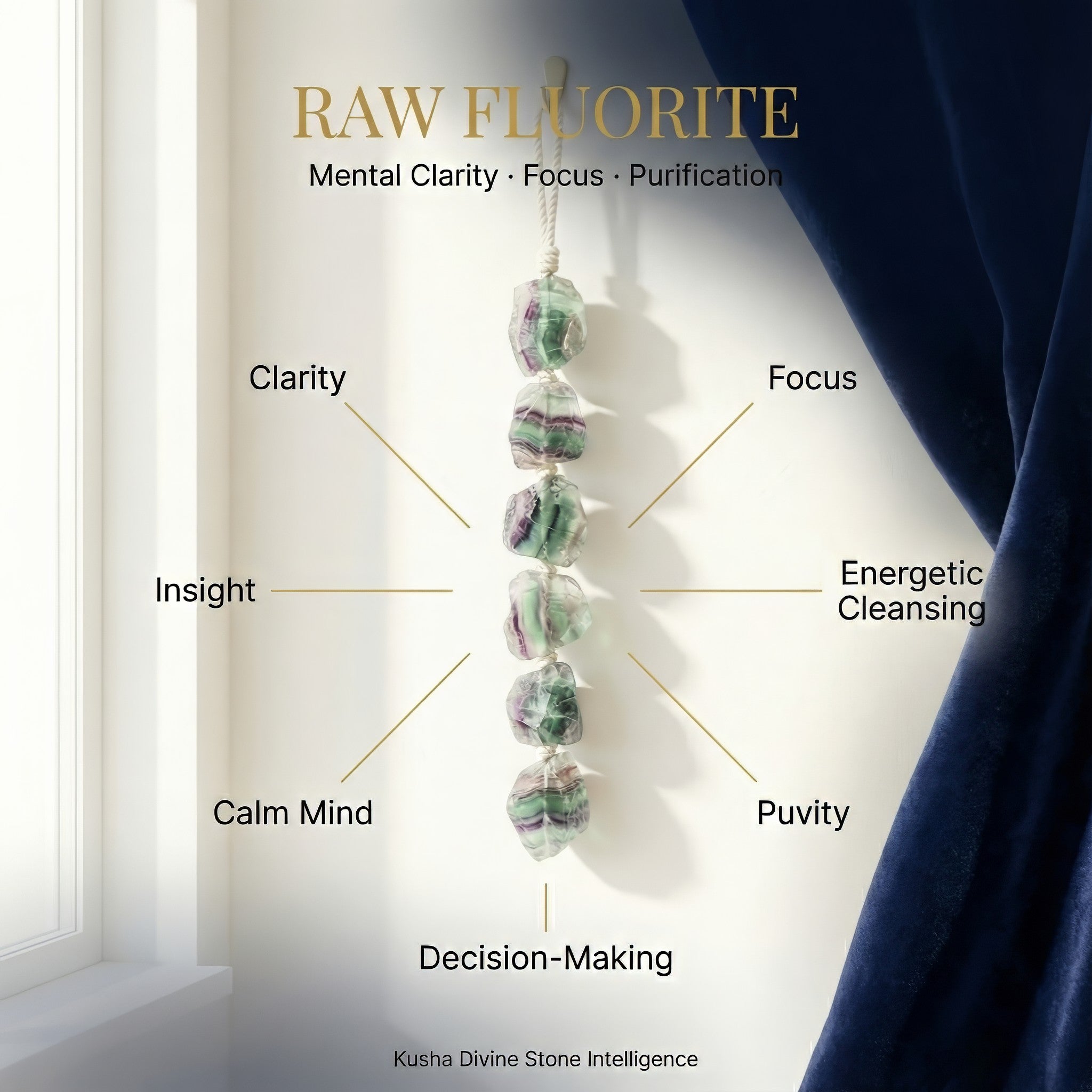 Fluorite Hanging