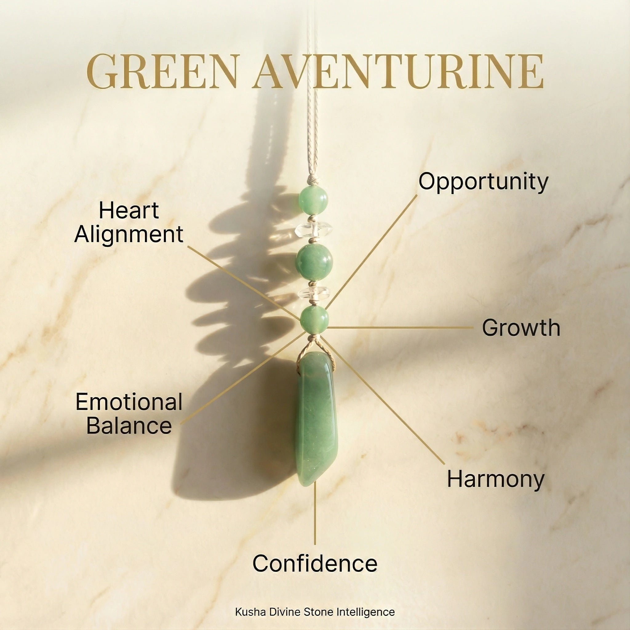Green Aventurine Hanging