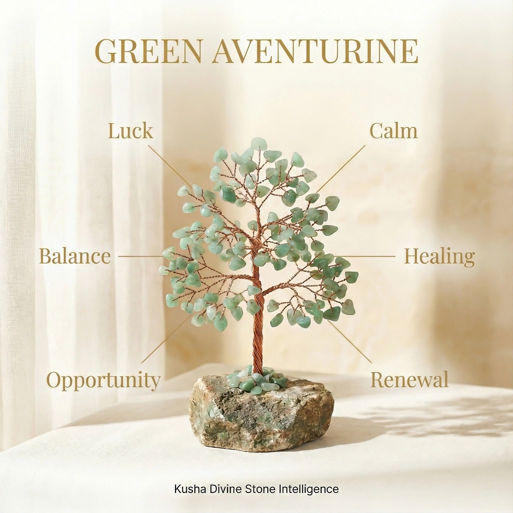 Green Aventurine Tree