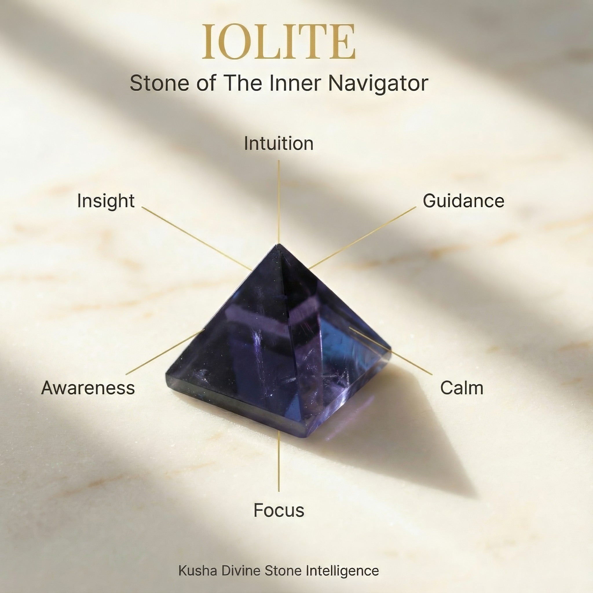 Iolite Pyramid