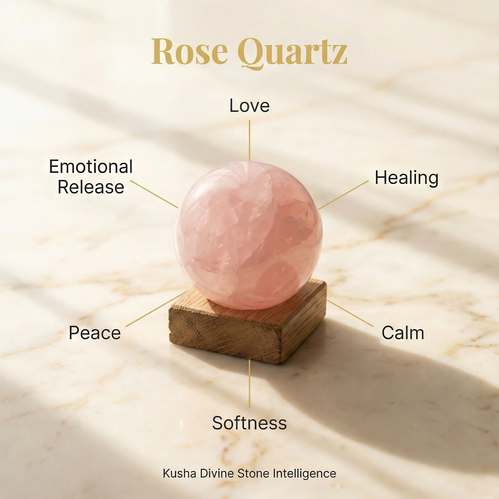 Rose Quartz Crystal Ball