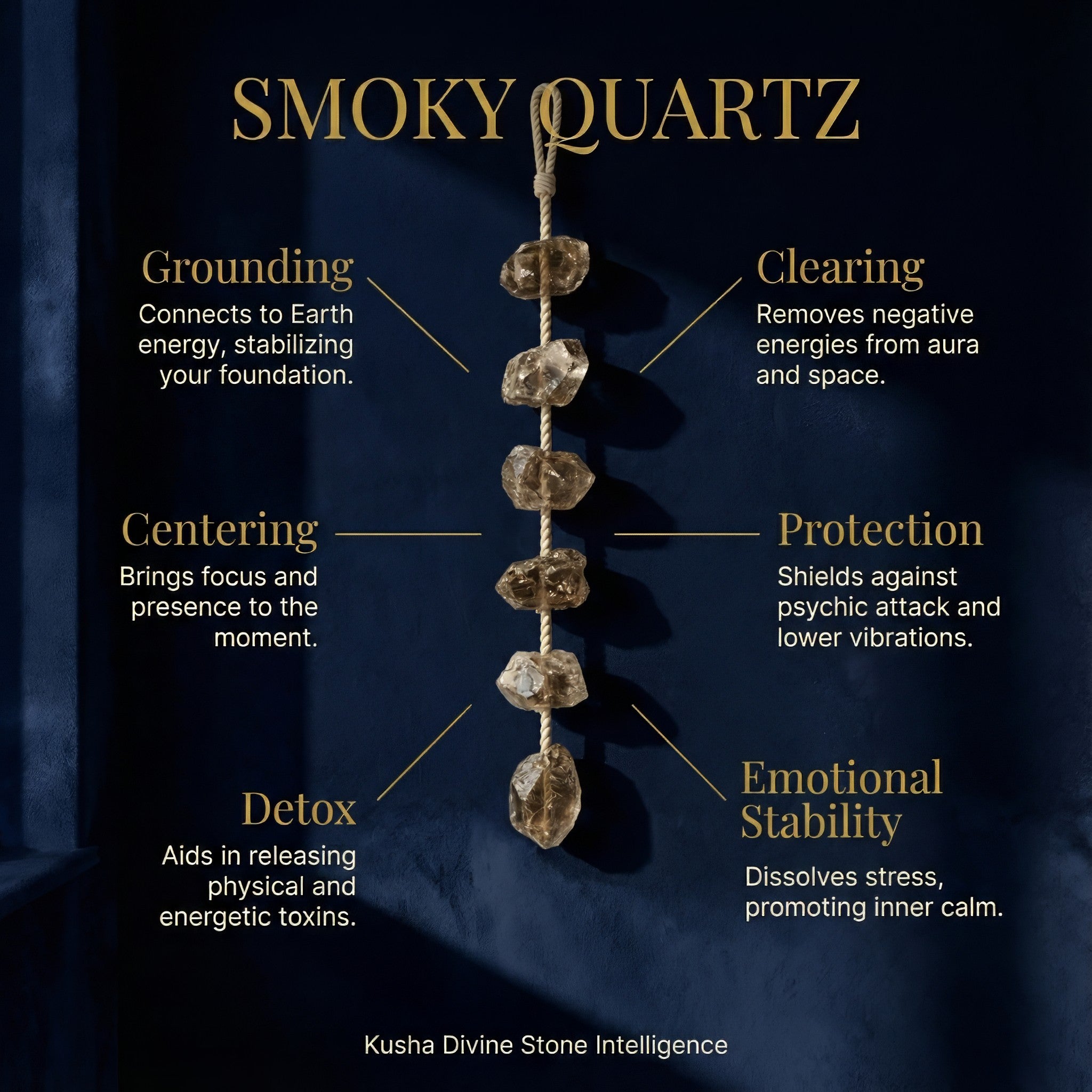 Smoky Quartz Hanging