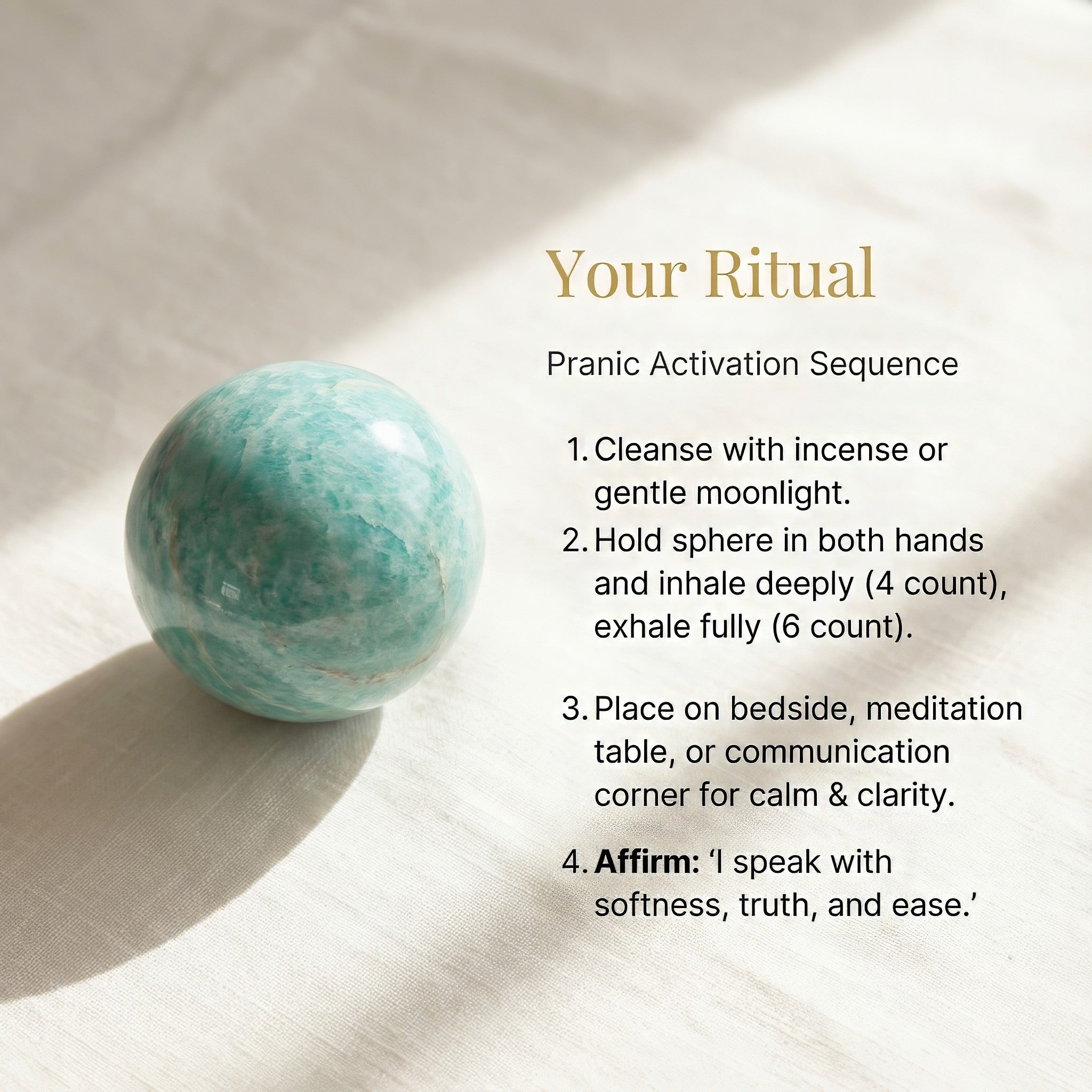 Amazonite Crystal Ball