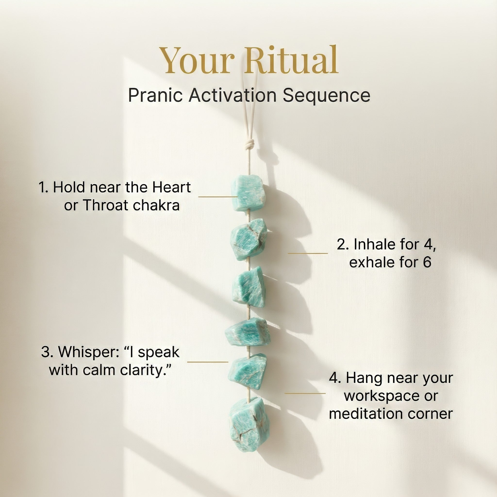 Suspension Amazonite