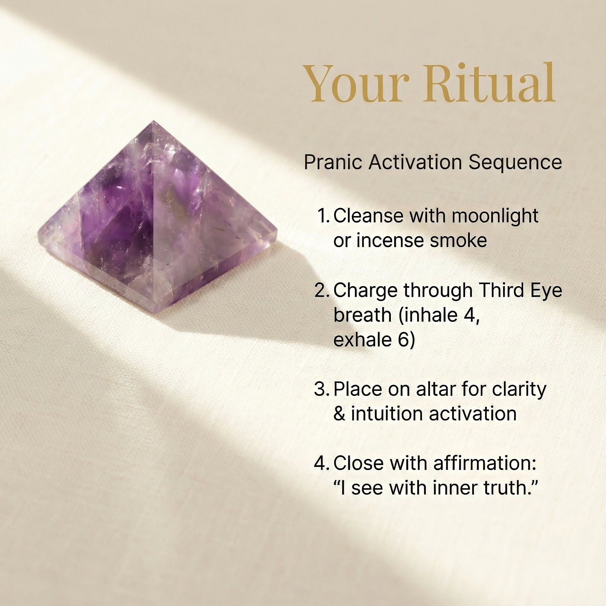 Amethyst Pyramid