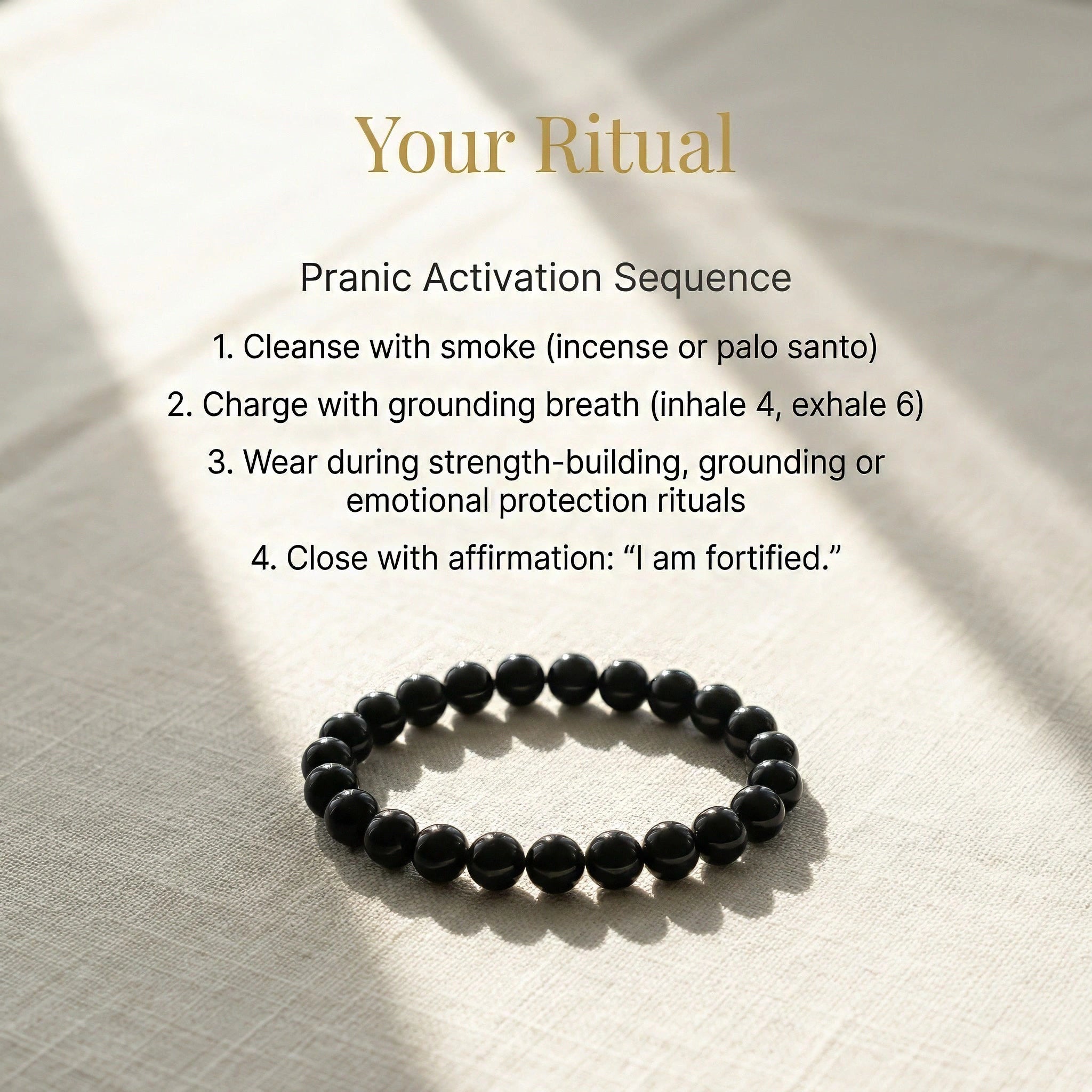 Black Onyx Bracelet