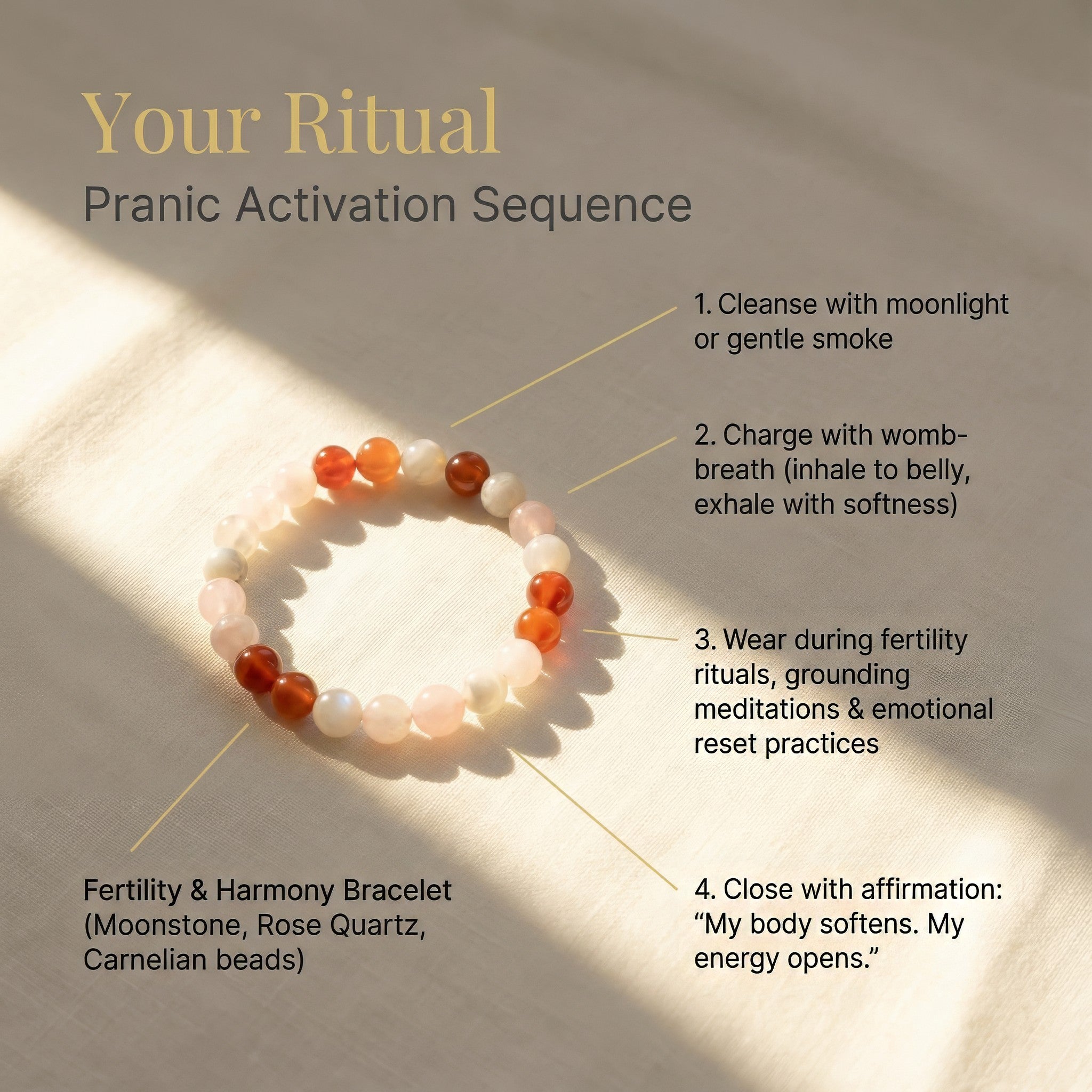 Fertility & Harmony Bracelet
