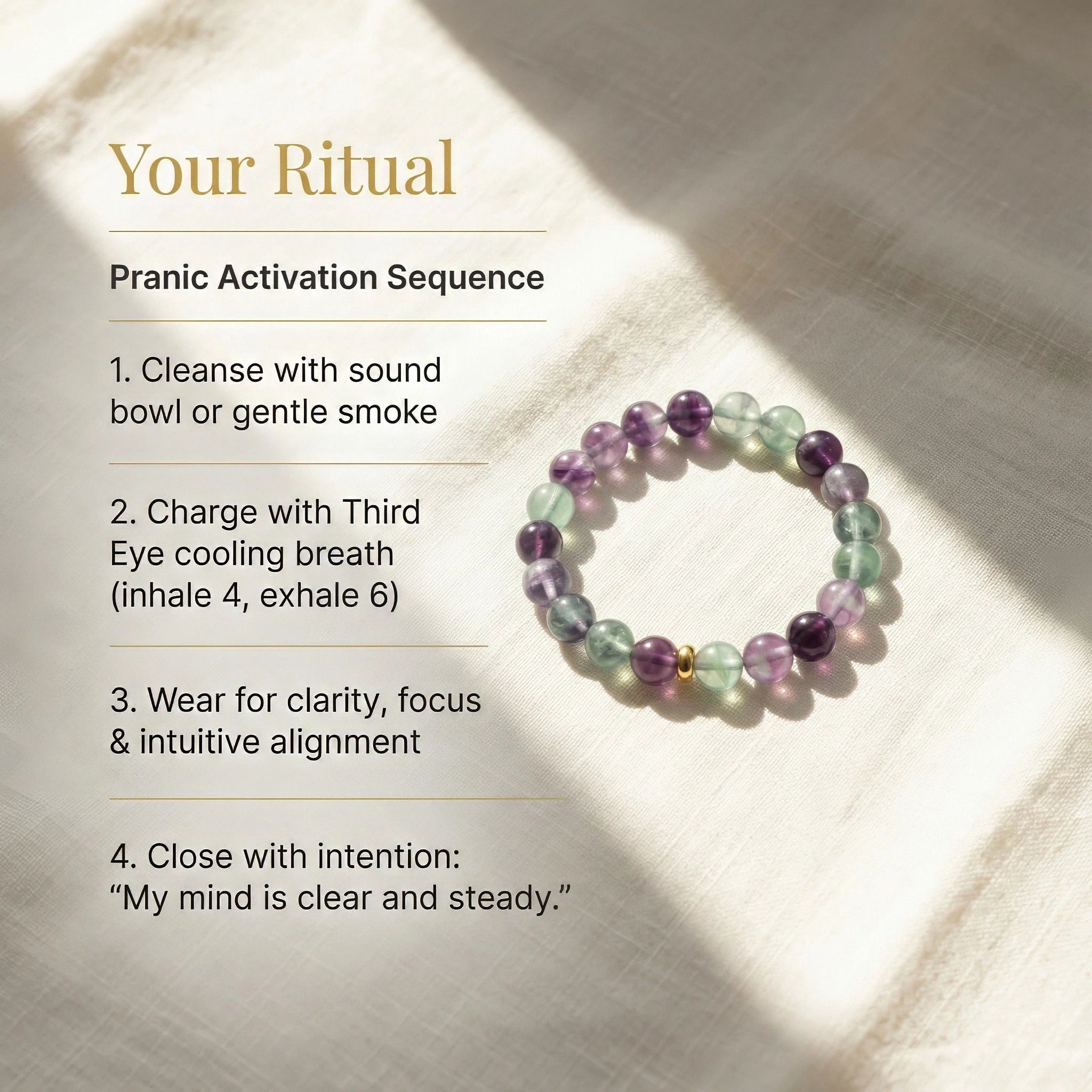 Fluorite Bracelet