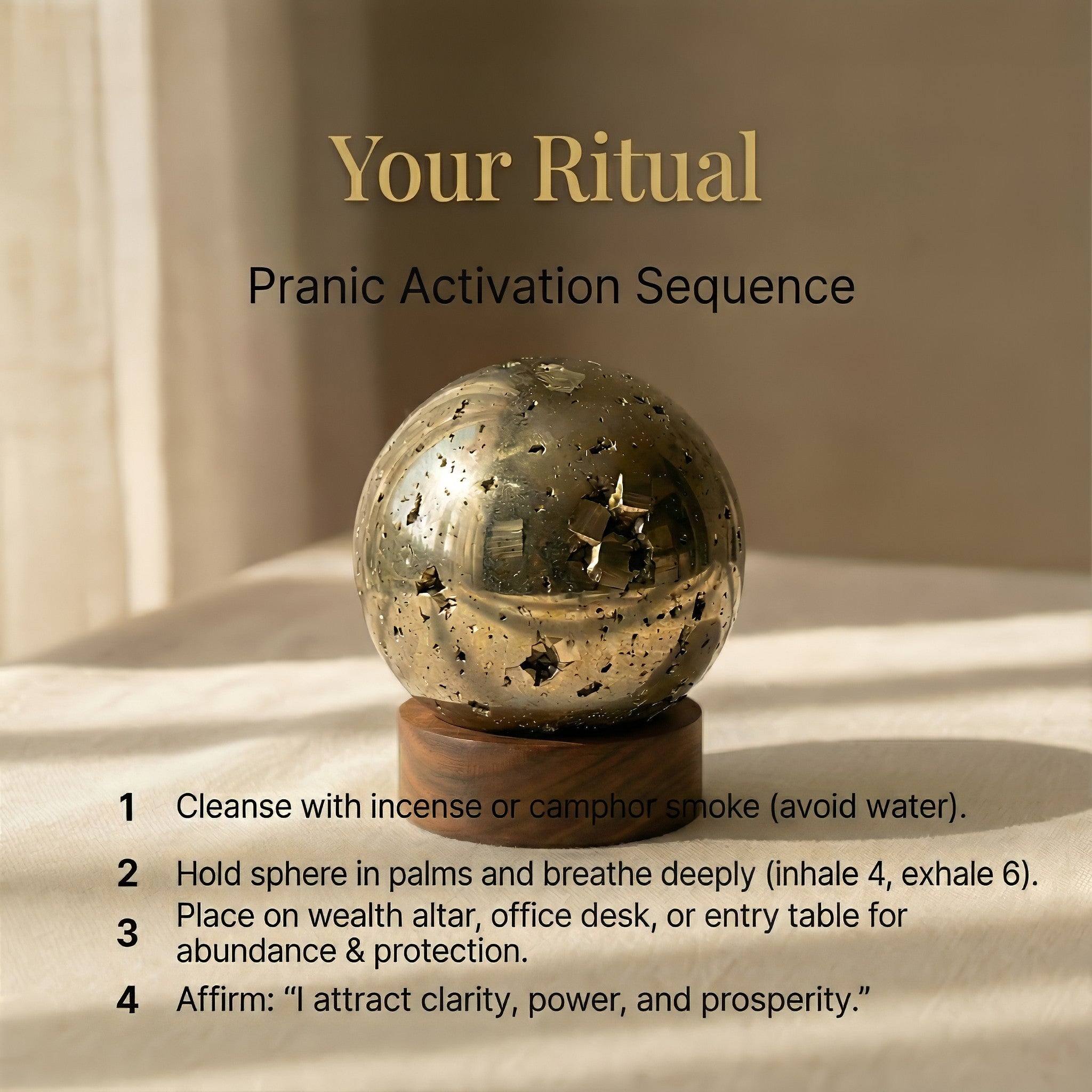 Pyrite Crystal Ball