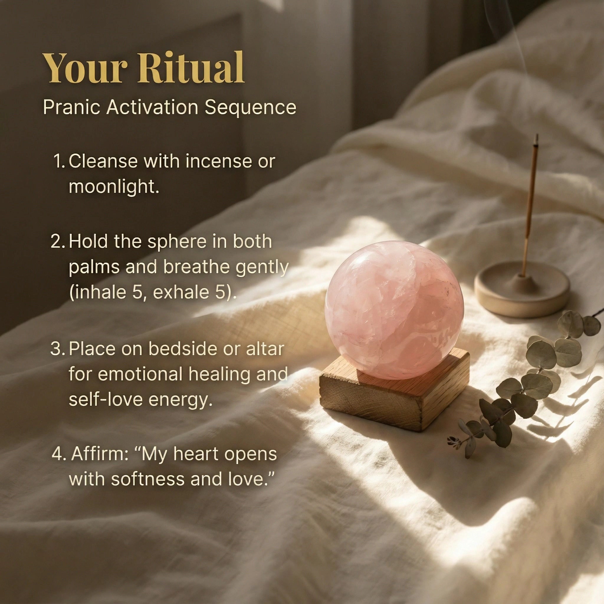 Rose Quartz Crystal Ball