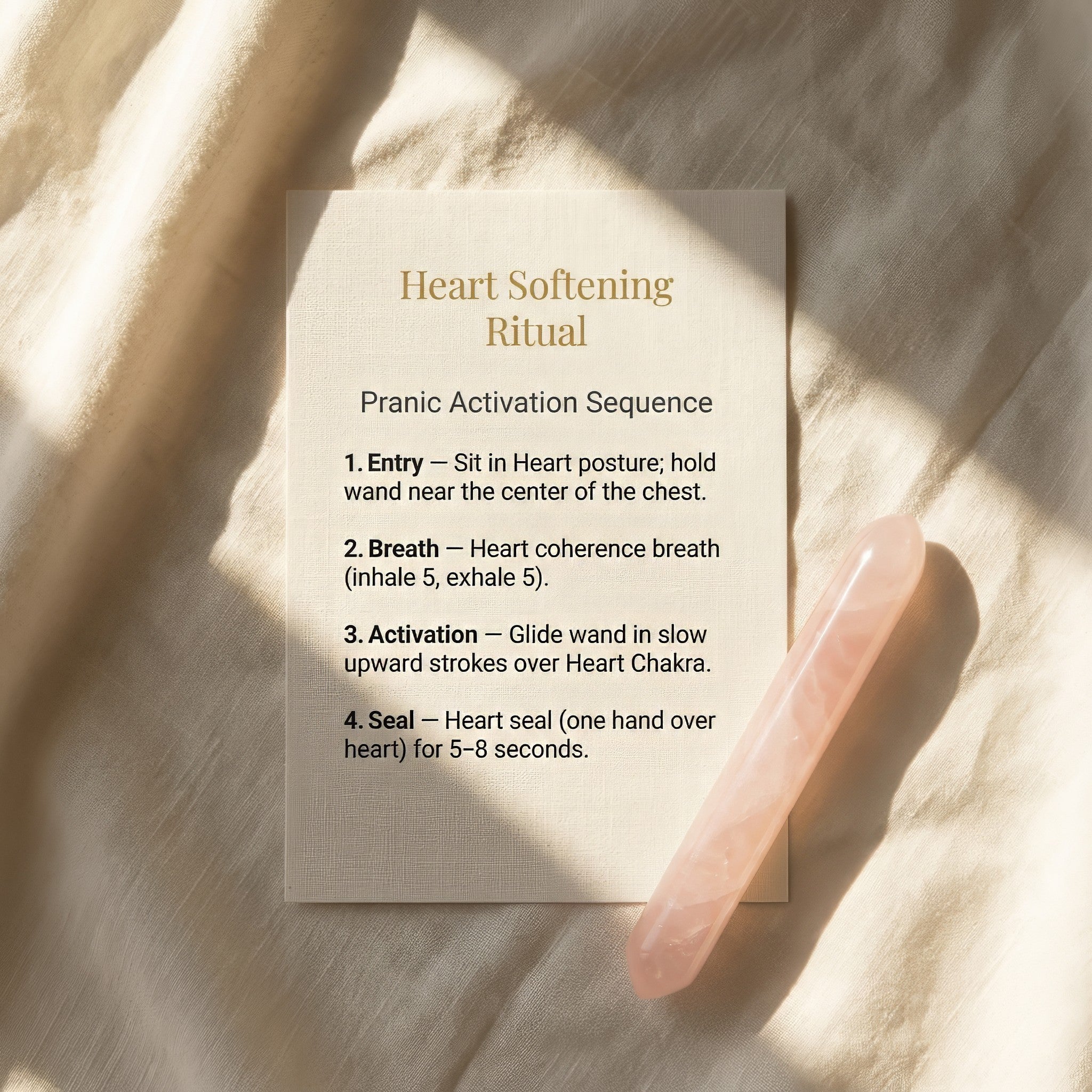 Rose Quartz Laser Wand