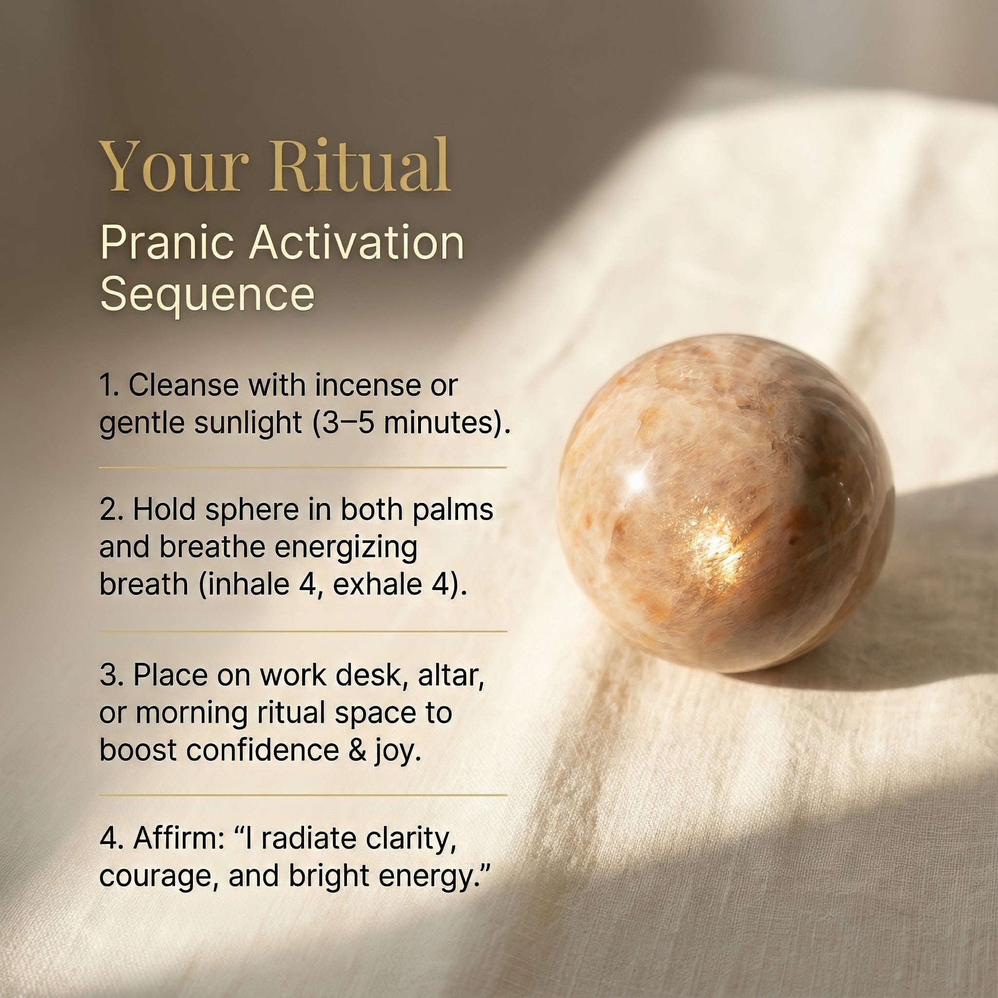 Sunstone Crystal Ball
