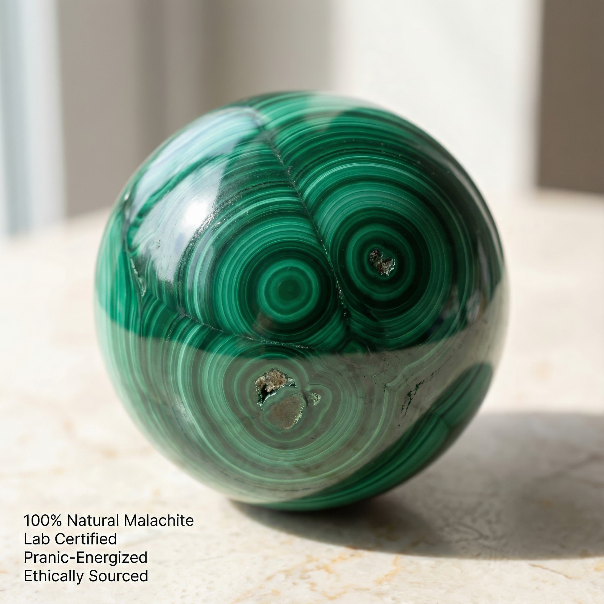 Malachite Crystal Ball