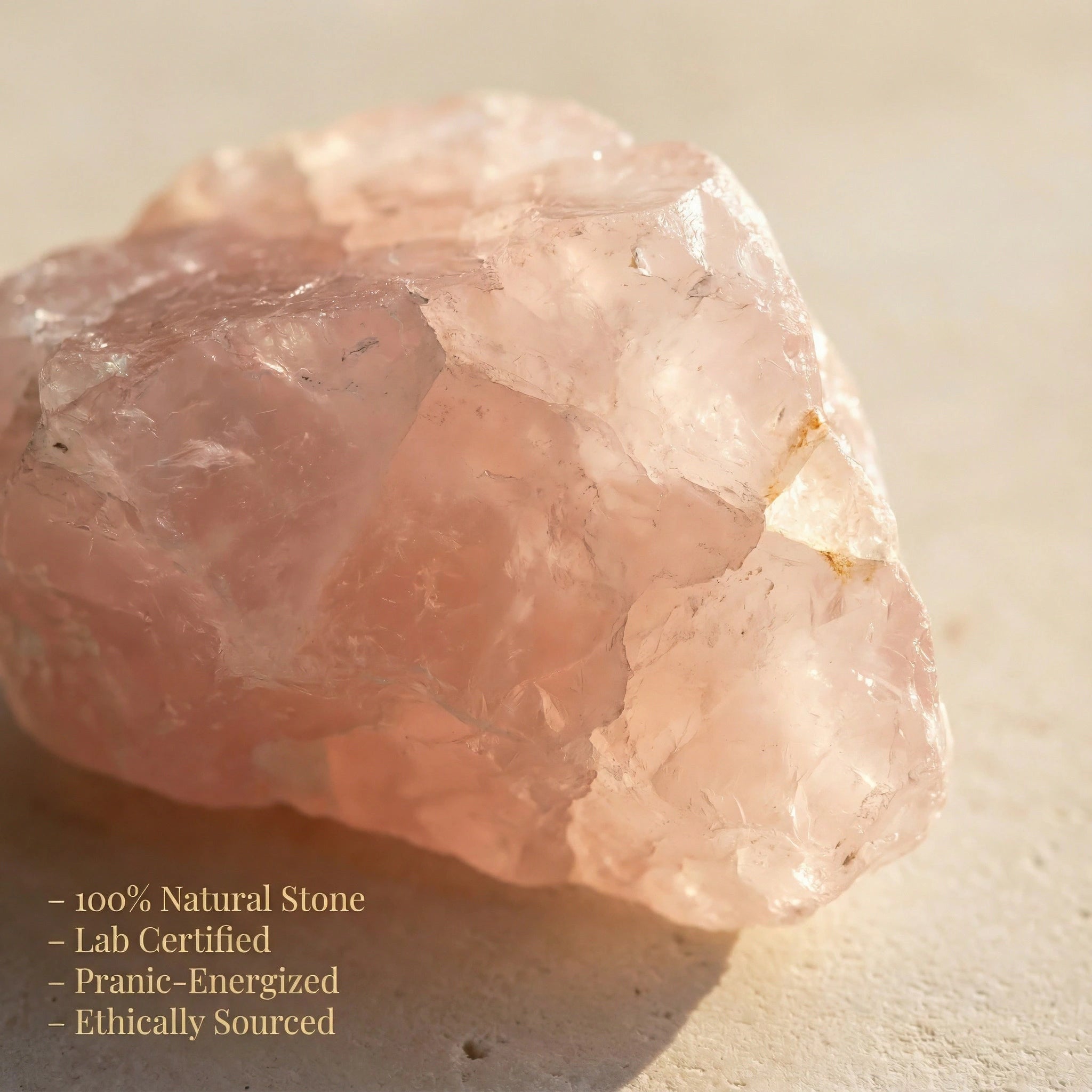 Rose Quartz Raw Chunk