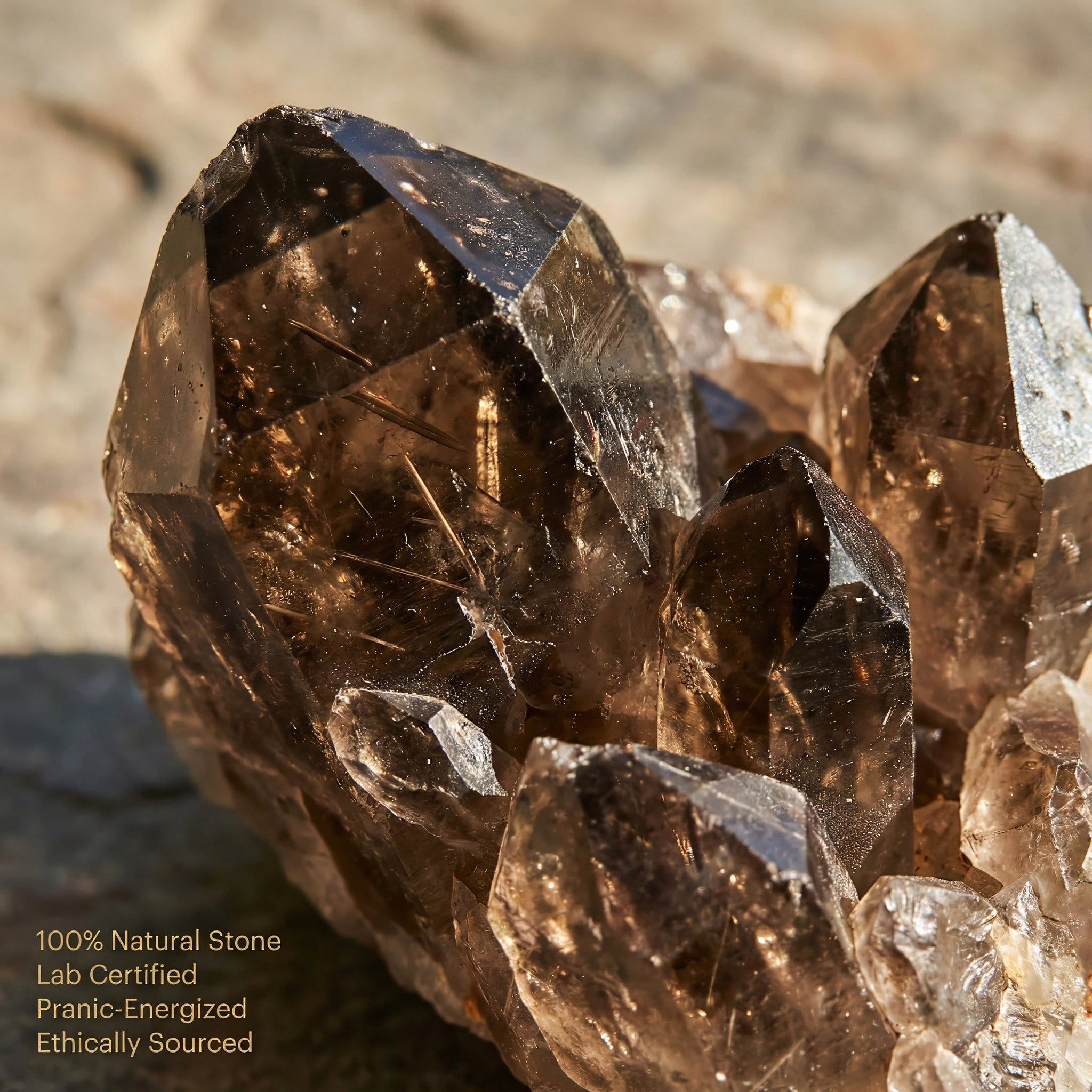 Smoky Quartz Raw Cluster