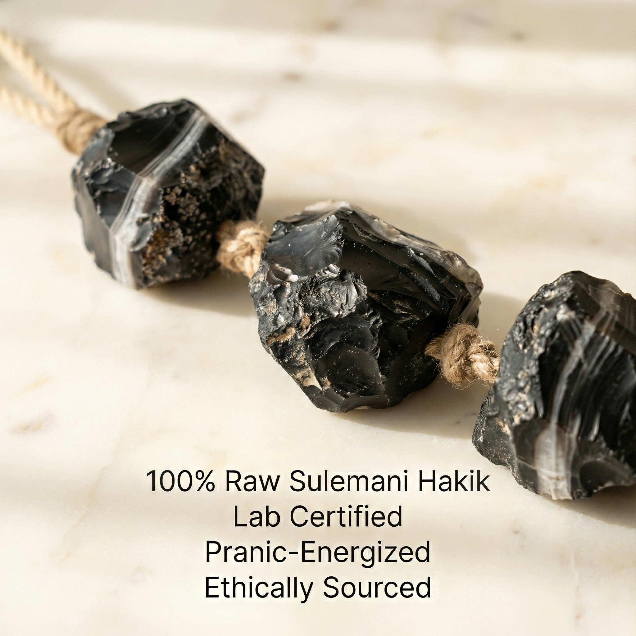 Sulemani Hakik (Black Agate) Hanging