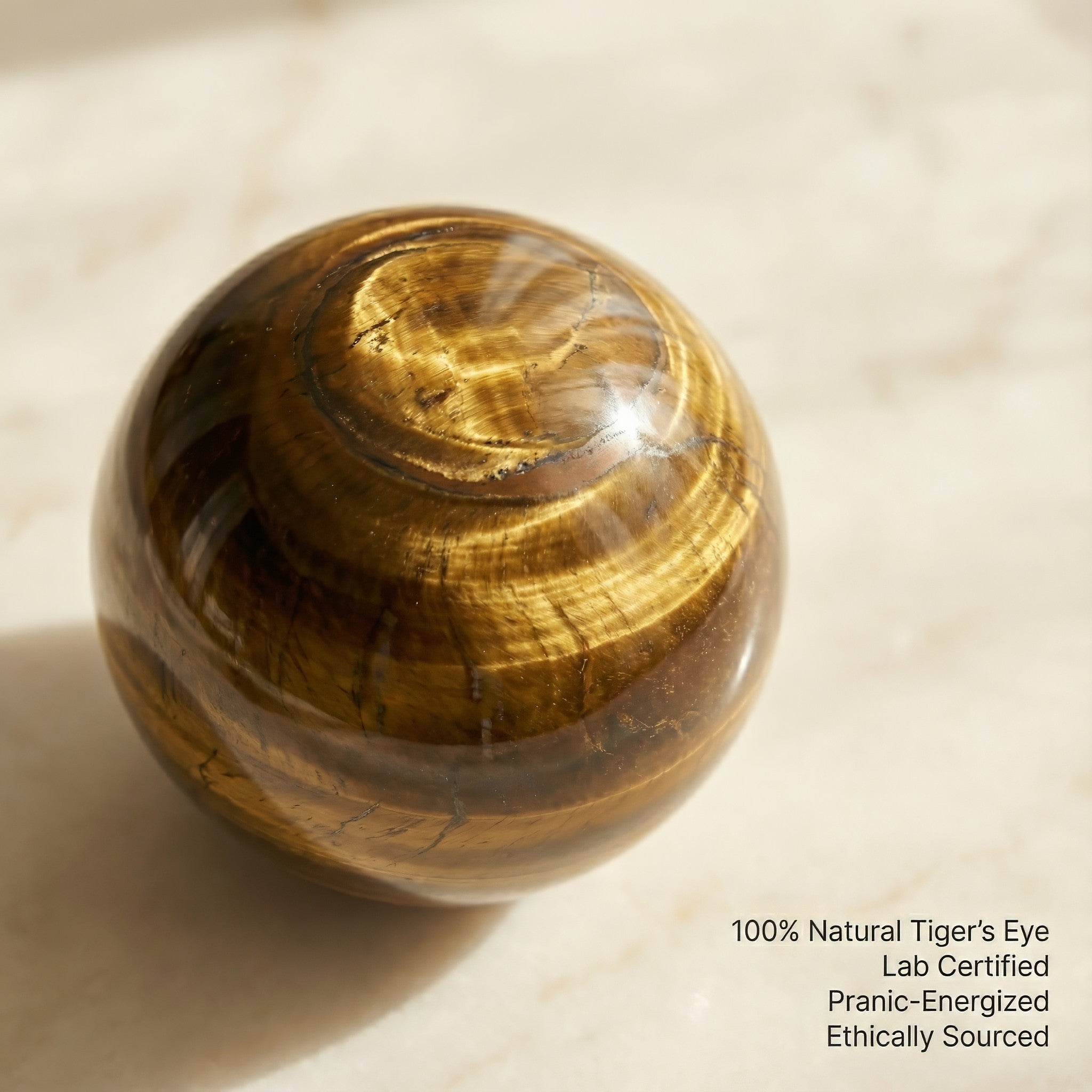 Tiger’s Eye Crystal Ball