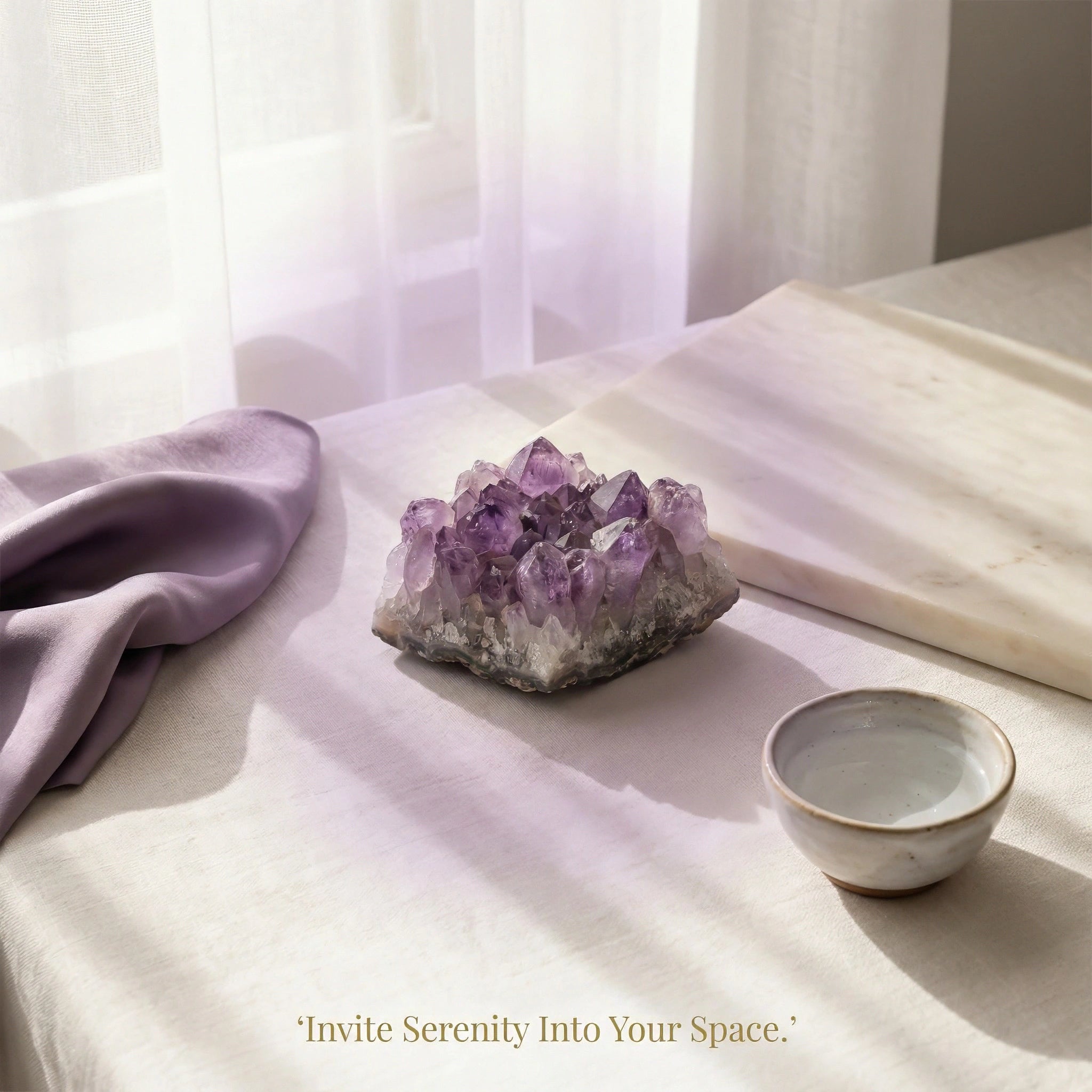 Amethyst Cluster Raw Stone
