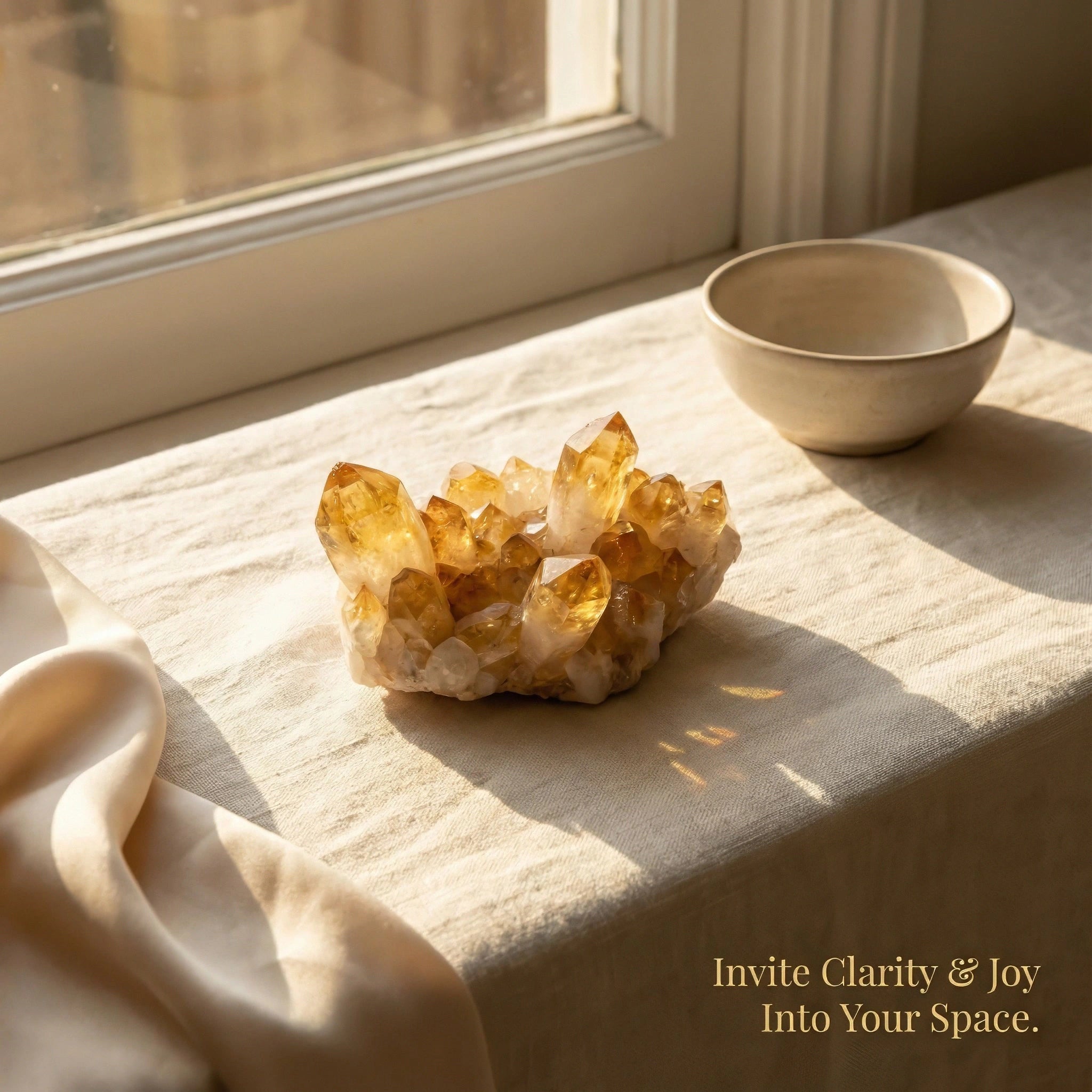 Citrine Raw Cluster
