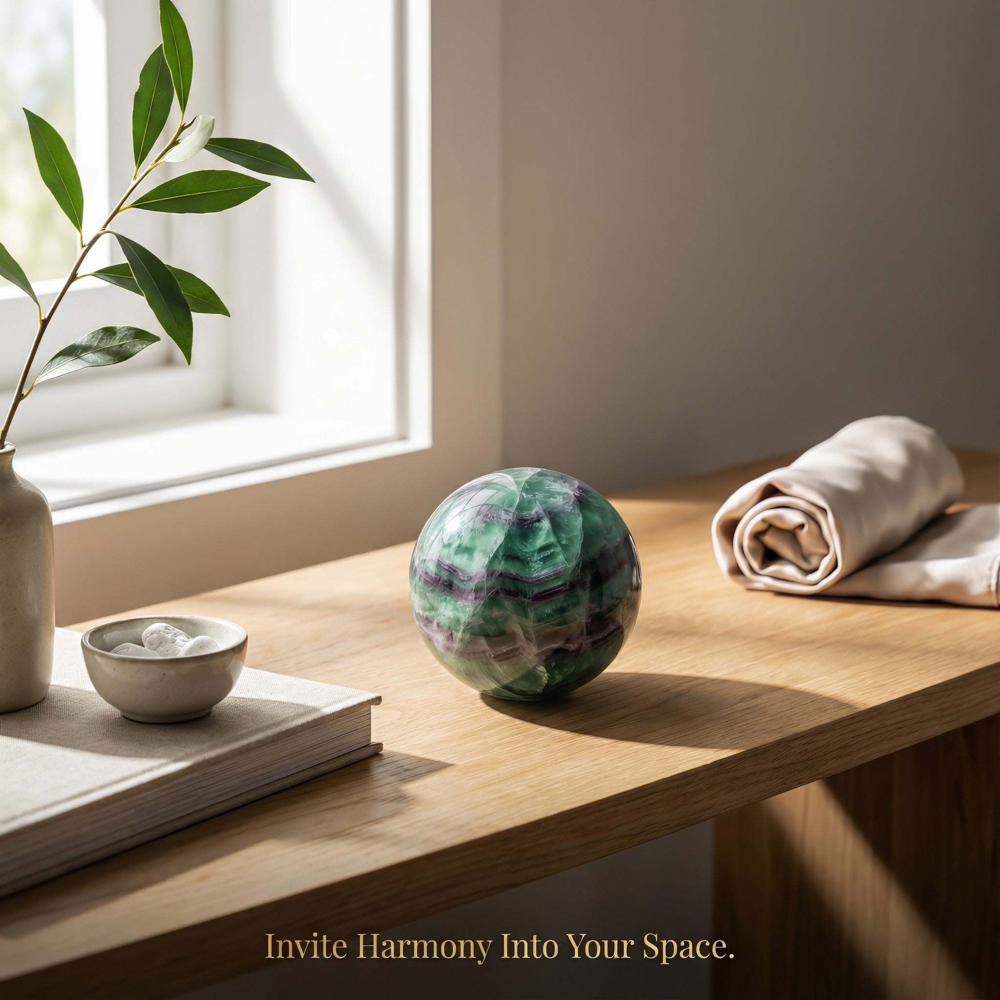 Fluorite Crystal Ball