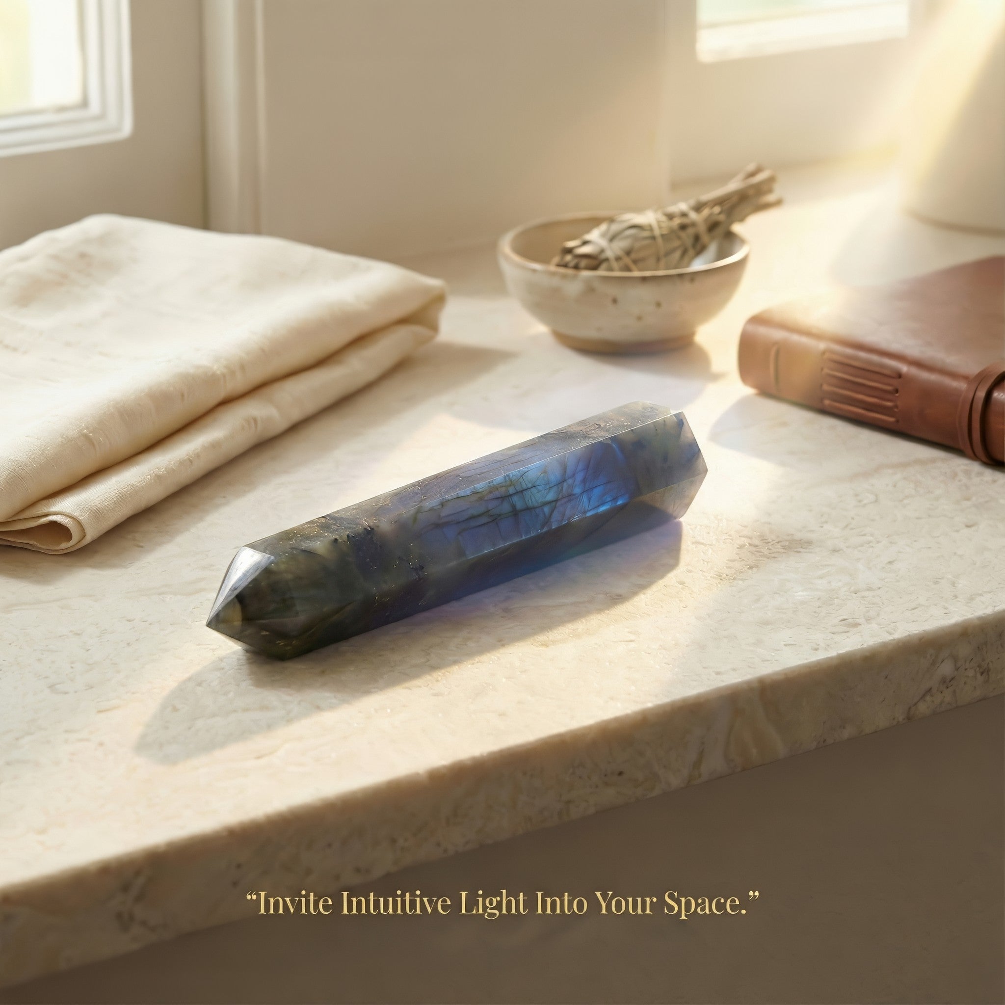 Labradorite Laser Wand