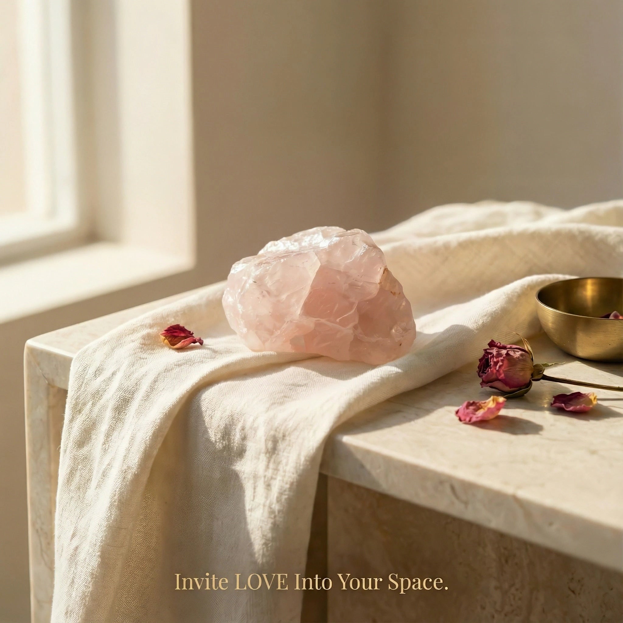 Rose Quartz Raw Chunk