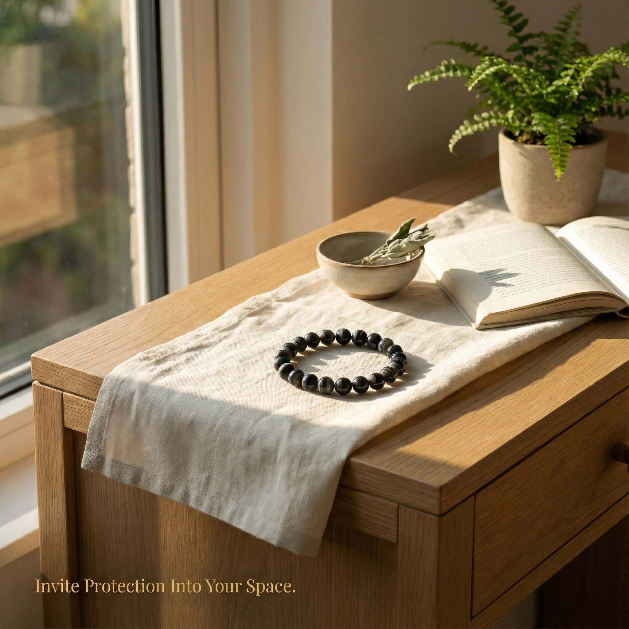 Sulemani Hakik (Black Agate) Bracelet