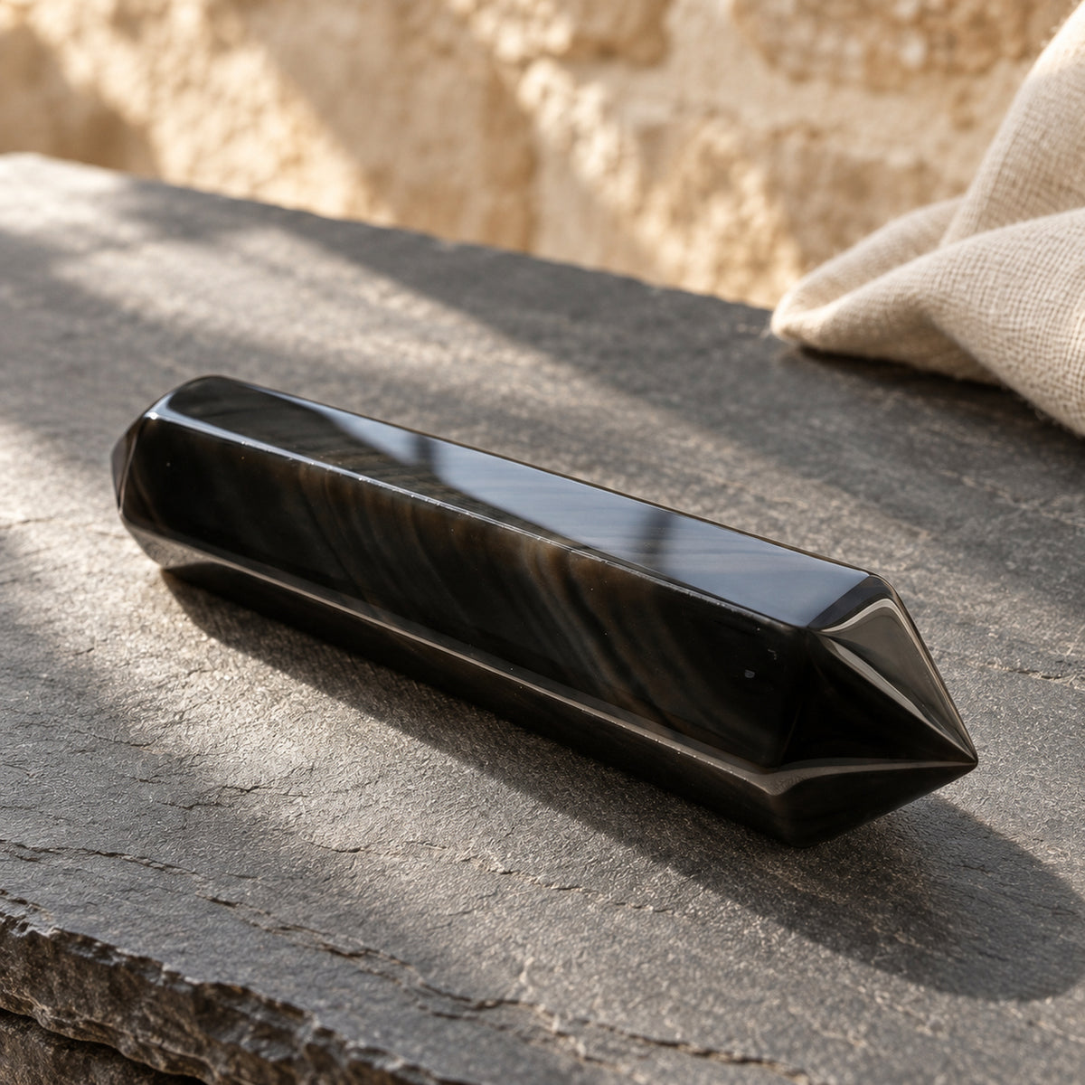 Black Obsidian Laser Wand, main view