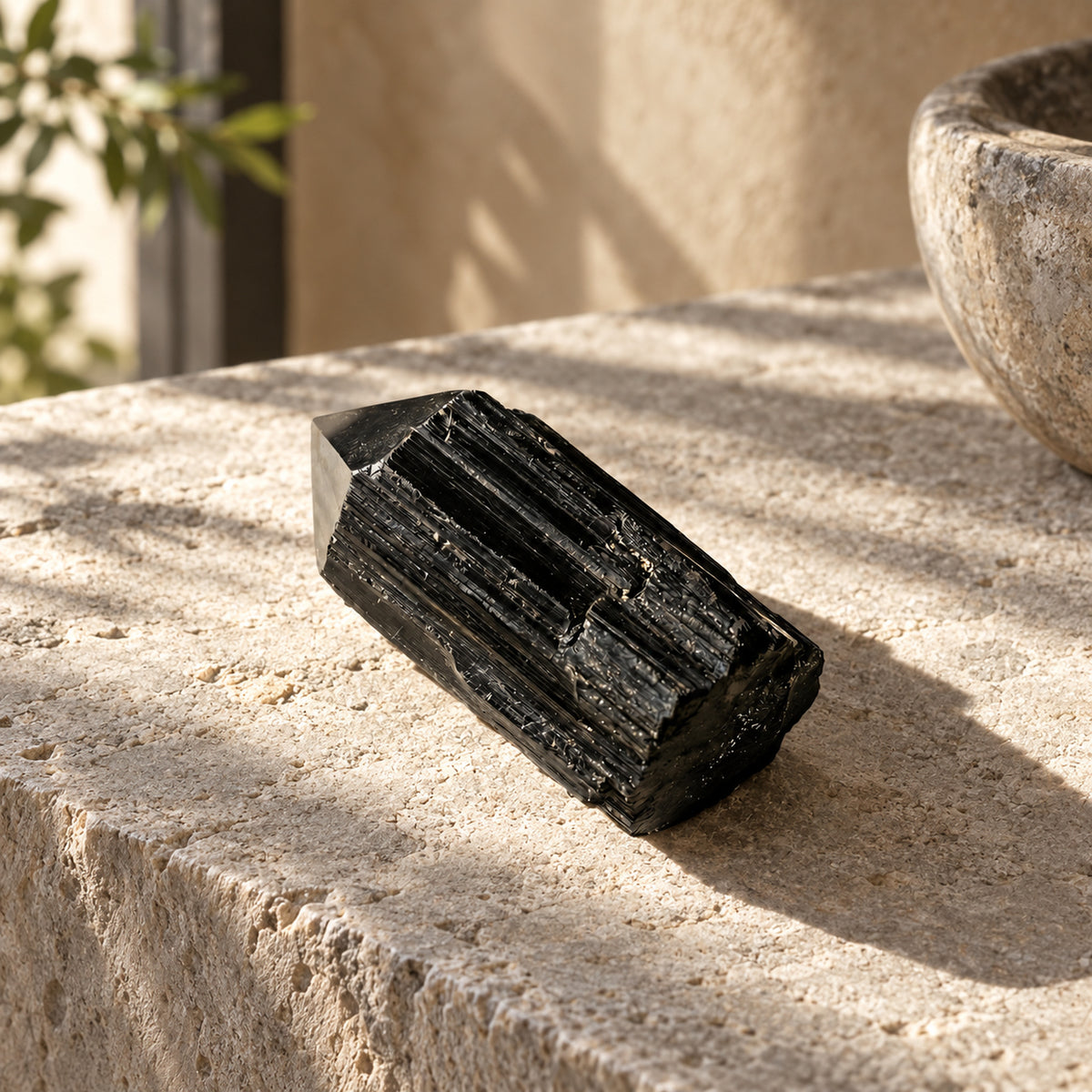 Black Tourmaline Laser Wand, main view