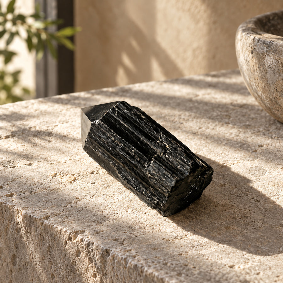 Black Tourmaline Laser Wand, main view
